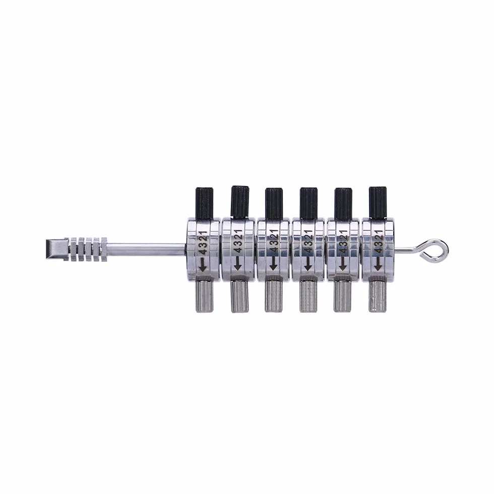 QiDAi Strumento di decodifica e selettore per auto a 6 pin, kit professionale per fabbro