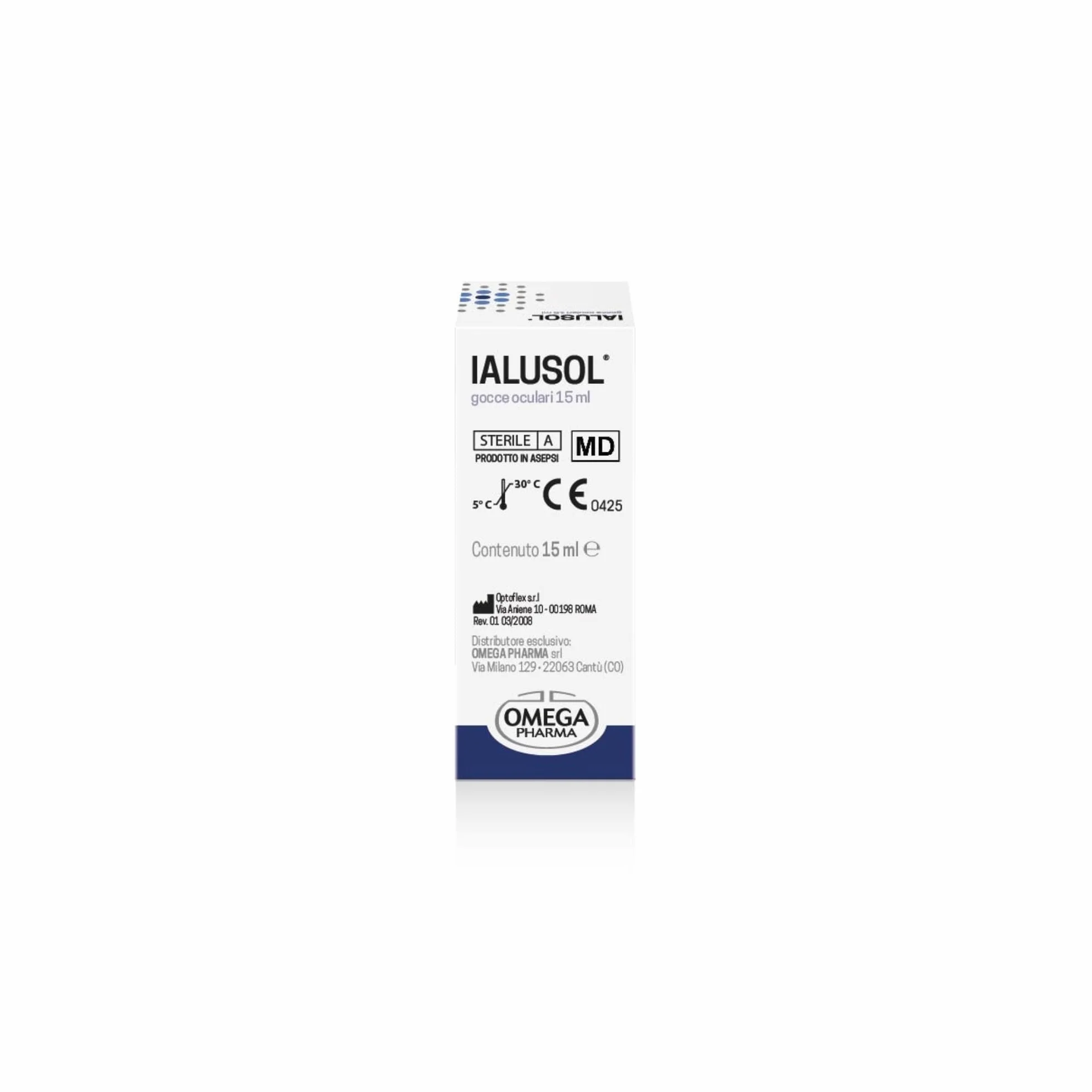 Omega Pharma Ialusol Gocce Oculari Acido Ialuronico 15 ml