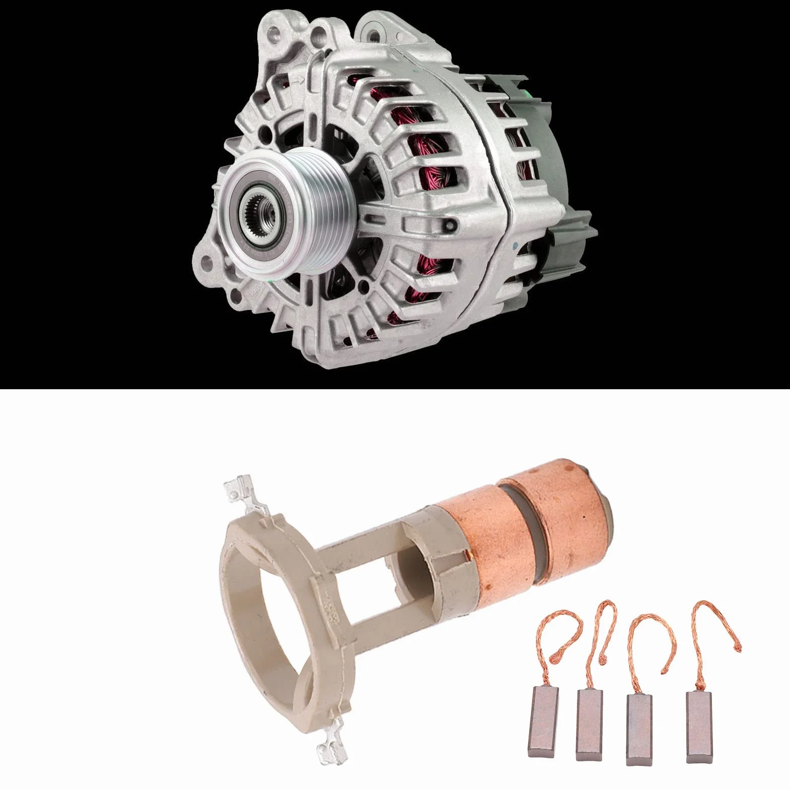 Anello Collettore Alternatore Kit di Riparazione in Rame 230090