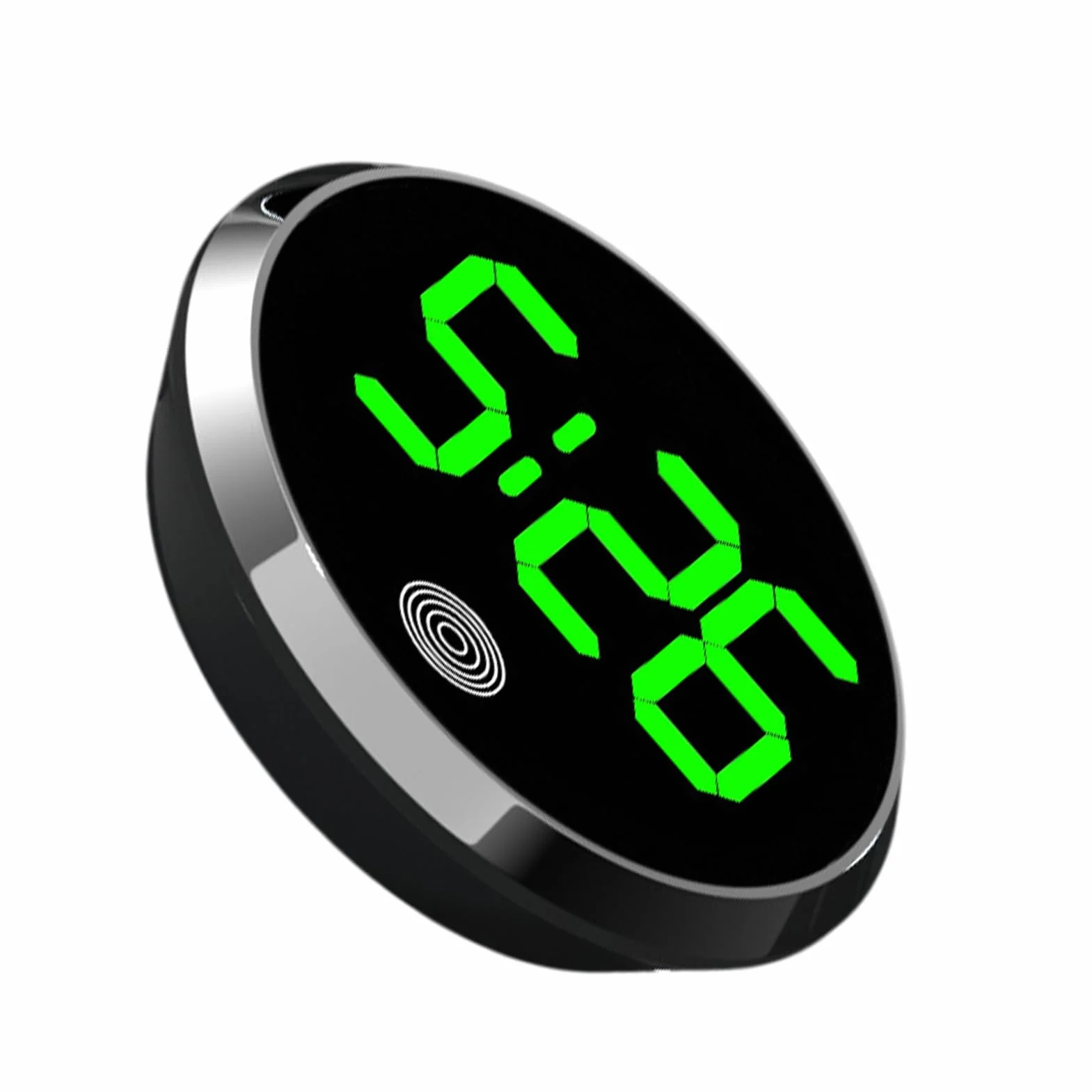 Orologio Digitale da Cruscotto Touch Screen LED a Batteria Portatile per Auto Camper Camion