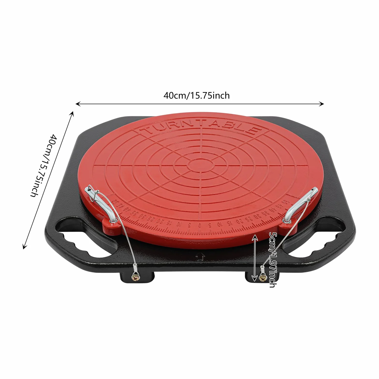 Set 2 szt. płyty obrotowe do zrównywania kół 360° 3T