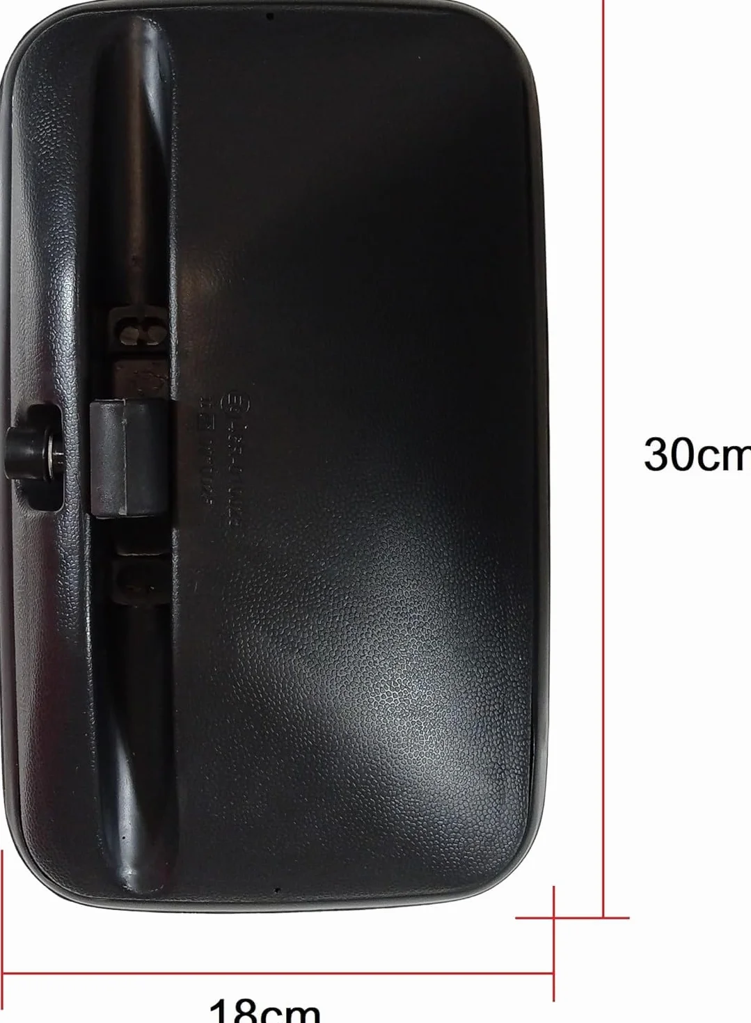 Spechhio Universale Laterali Vetro 30cm x 18cm per Camion Minibus Furgoni Trattori Nero
