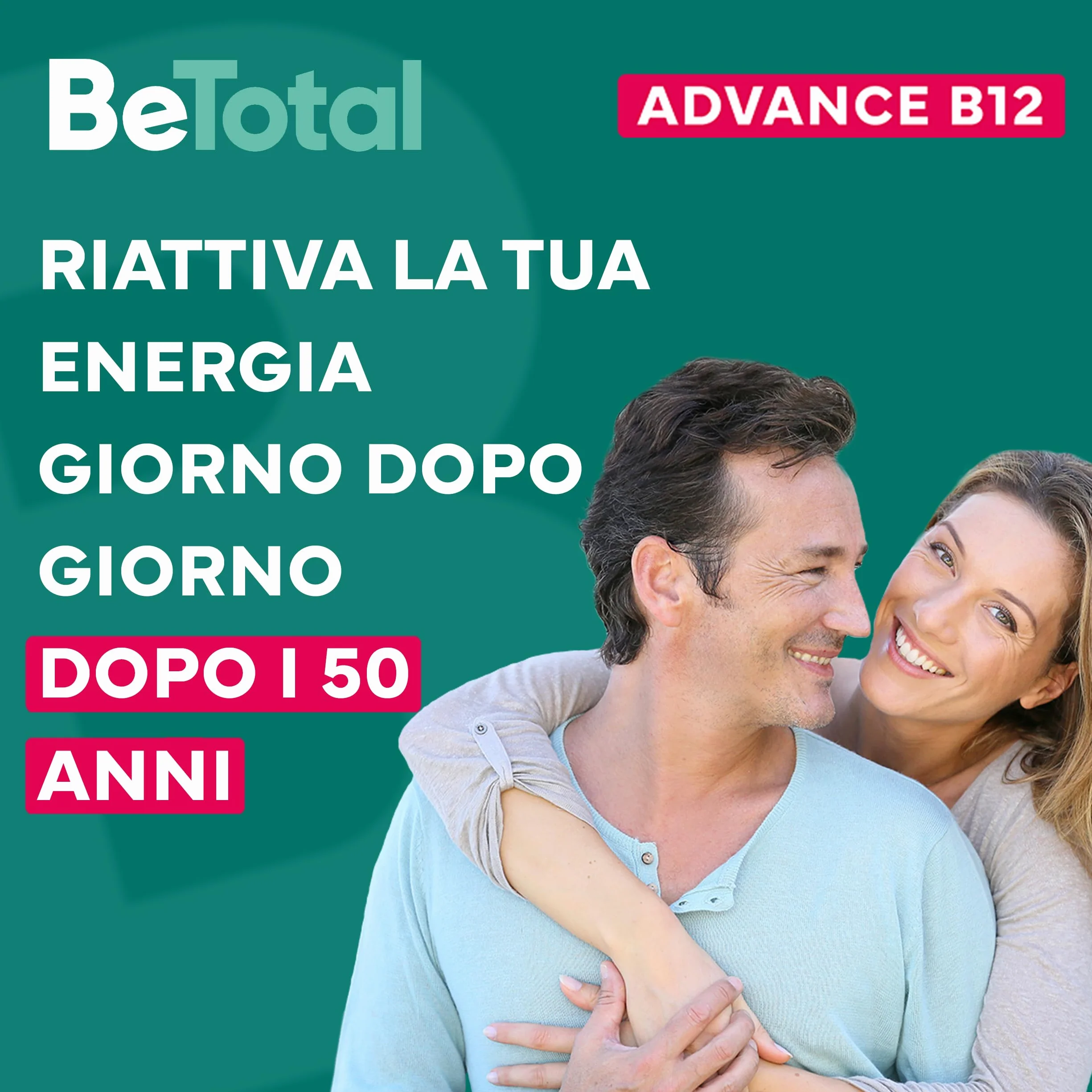 Be-Total Advance B12 Integratore Alimentare Vitamina B12 30 Flaconcini