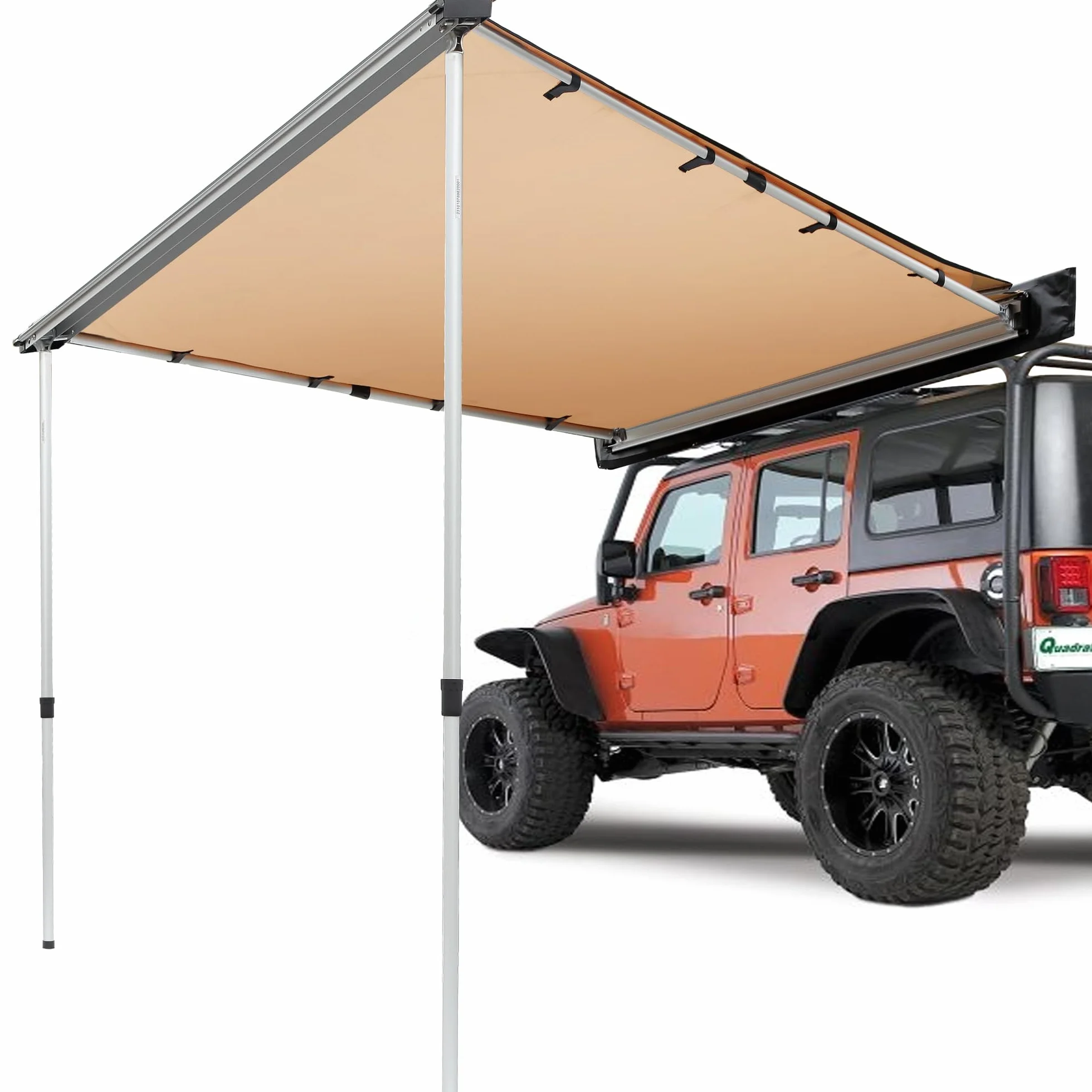 VEVOR Tendalino Laterale Retrattile 2x2,5 m Impermeabile UV50+ PU3000 per Auto Camper SUV
