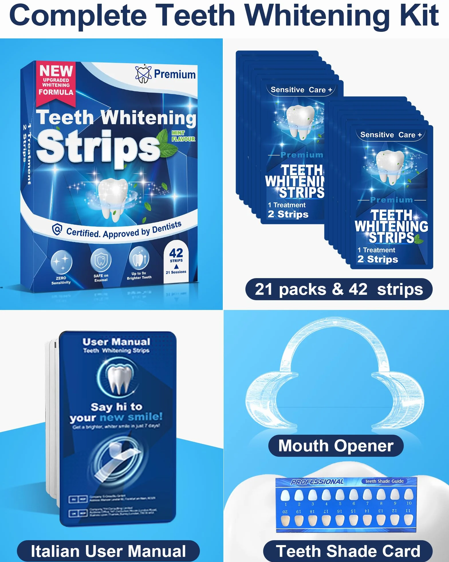 Strisc Sbiancant Denti BLUE 236