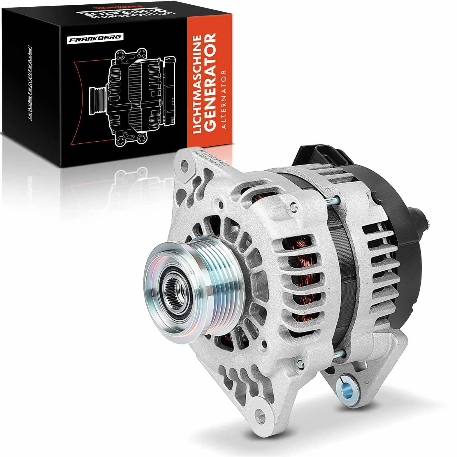 Frankberg Generatore Alternatore Diesel Compatibile con Astra H CaR.A.Van A04 1.7L Meriva B MPV S10 1.7L Zafira/Zafira Family B A05 1.7L Astra H Berlina A04 1.7L Astra H A04 1.7L Replace# DRA2074N