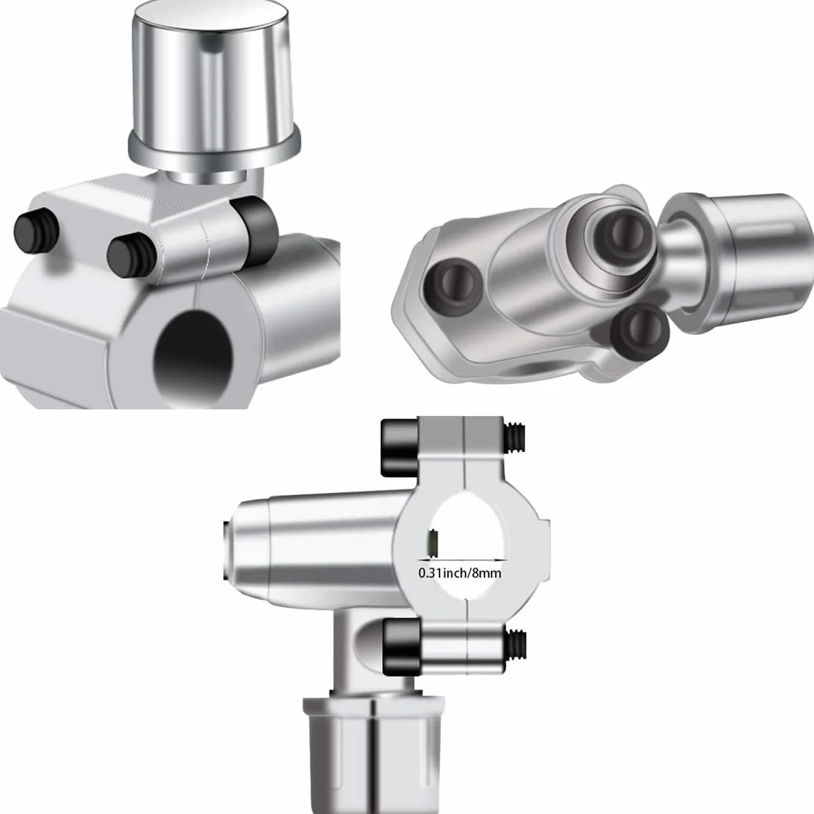 Kit valvola perforante BPV-31 per condizionatori d'aria HVAC, compatibile con tubo 1/4", 5/16", 3/8"