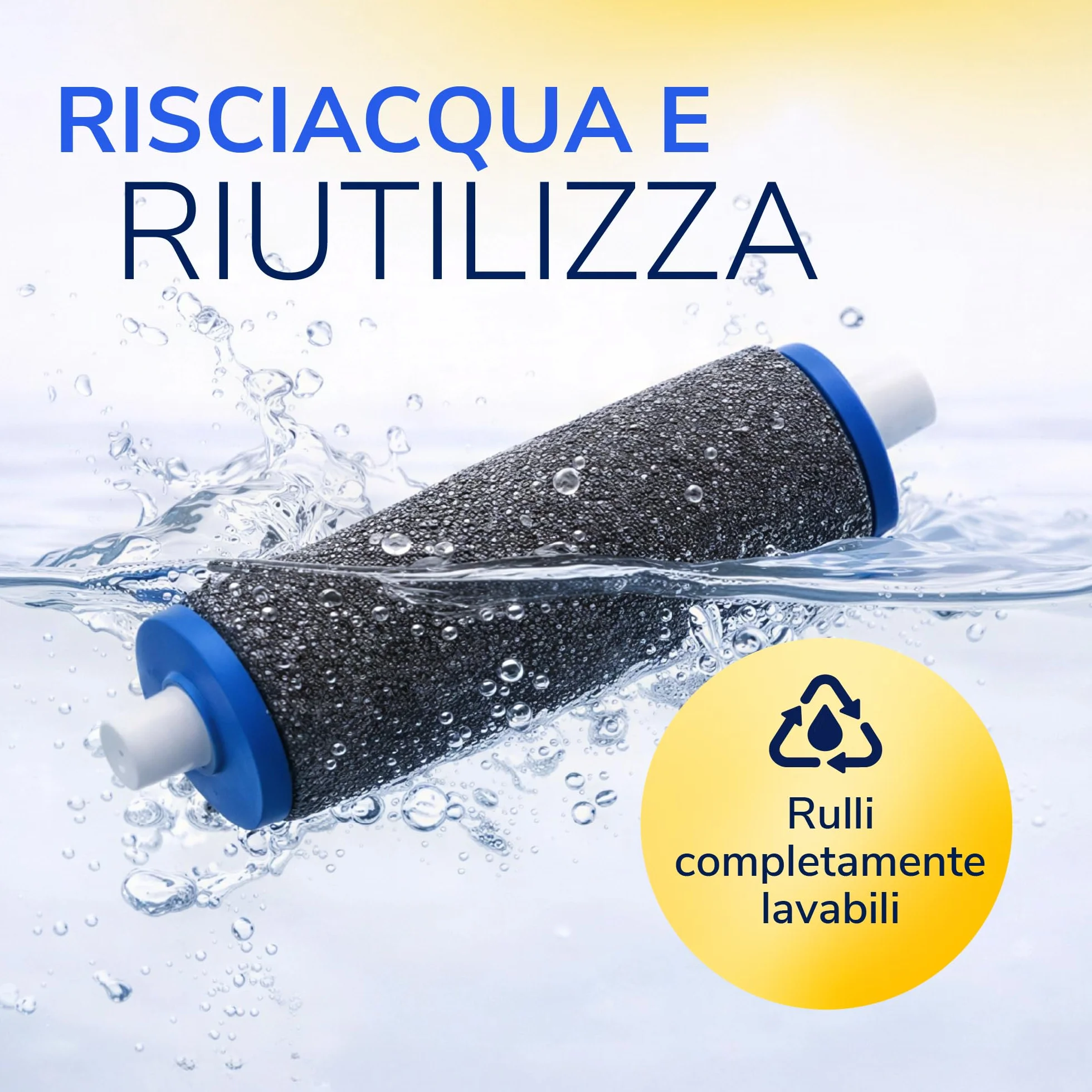 Dr. Scholl's Rulli di Ricambio per Pedicure Elettrico 6 Testine Abrasive per Calli, Talloni Screpolati