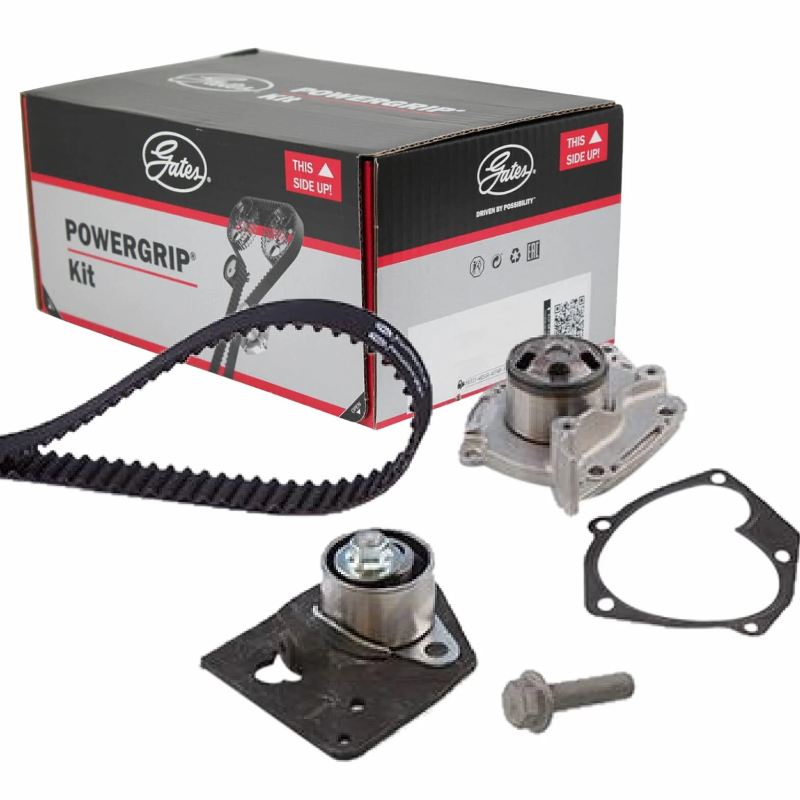 GATES KP15552XS Kit cinghia distribuzione pompa acqua N° denti: 132 26 mm con pompa acqua Compatibilità con OPEL Vivaro A Van X83 Vivaro A Combi X83 Movano Van X70 Vivaro A Camion pianale/Telaio X83