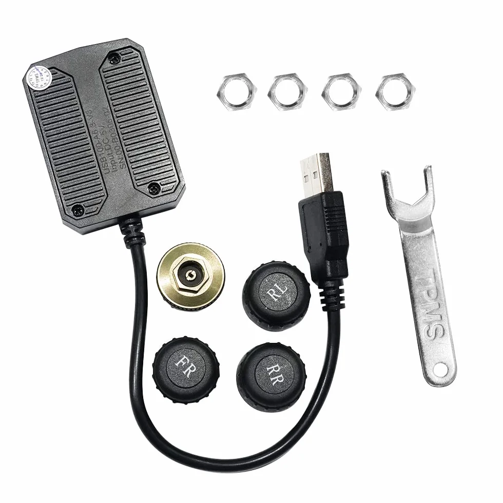 ATOTO AC-UTP1 USB TPMS Sensori di monitoraggio della pressione dei pneumatici Sistema (sensore esterno) - specificato per ATOTO A5 / A6 / S8 / P9 / X10