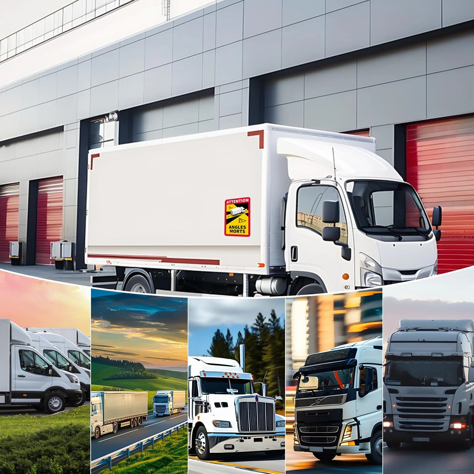 Adesivo Angolo Morto 3 Pezzi Magnetico 17 x 25 cm Protezione UV per Camion e Camper