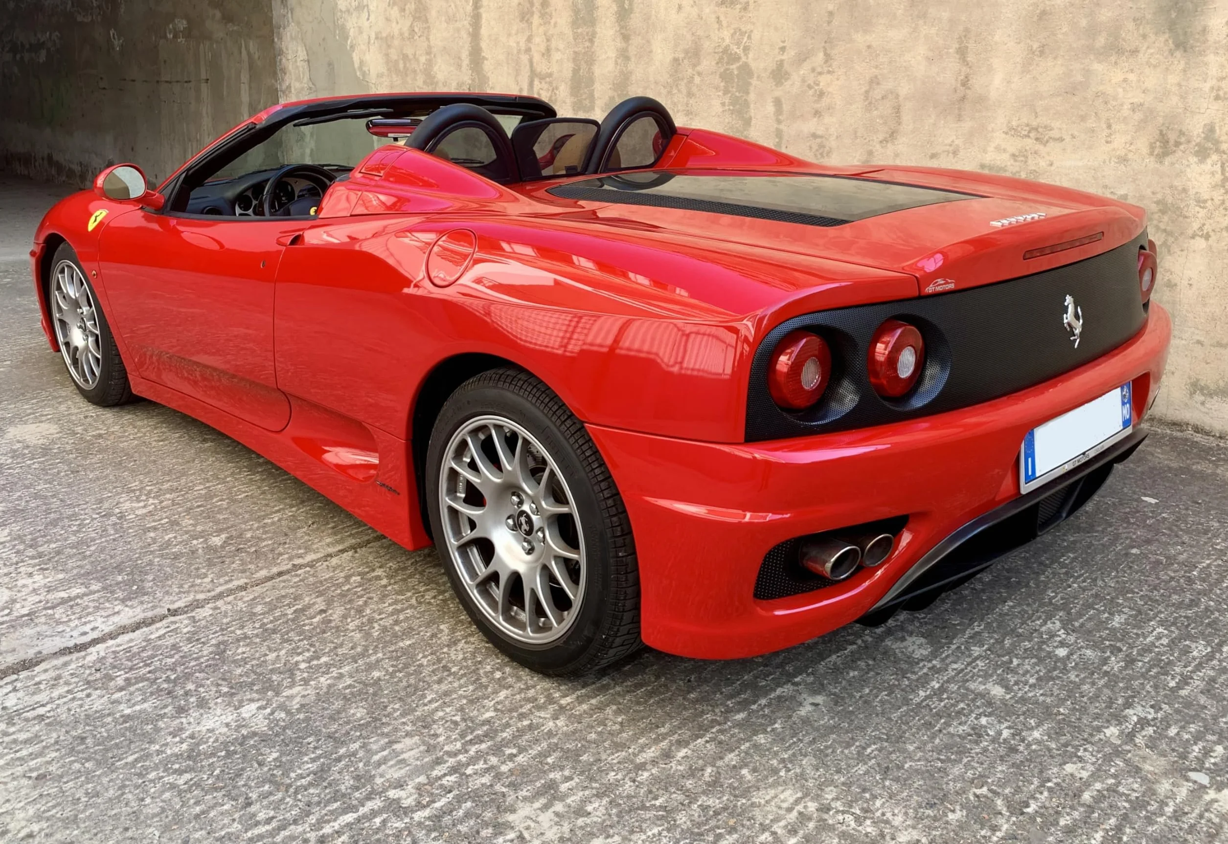 Deflettore d'aria Ferrari 360 F430 Spider Set 3 pezzi con borsa