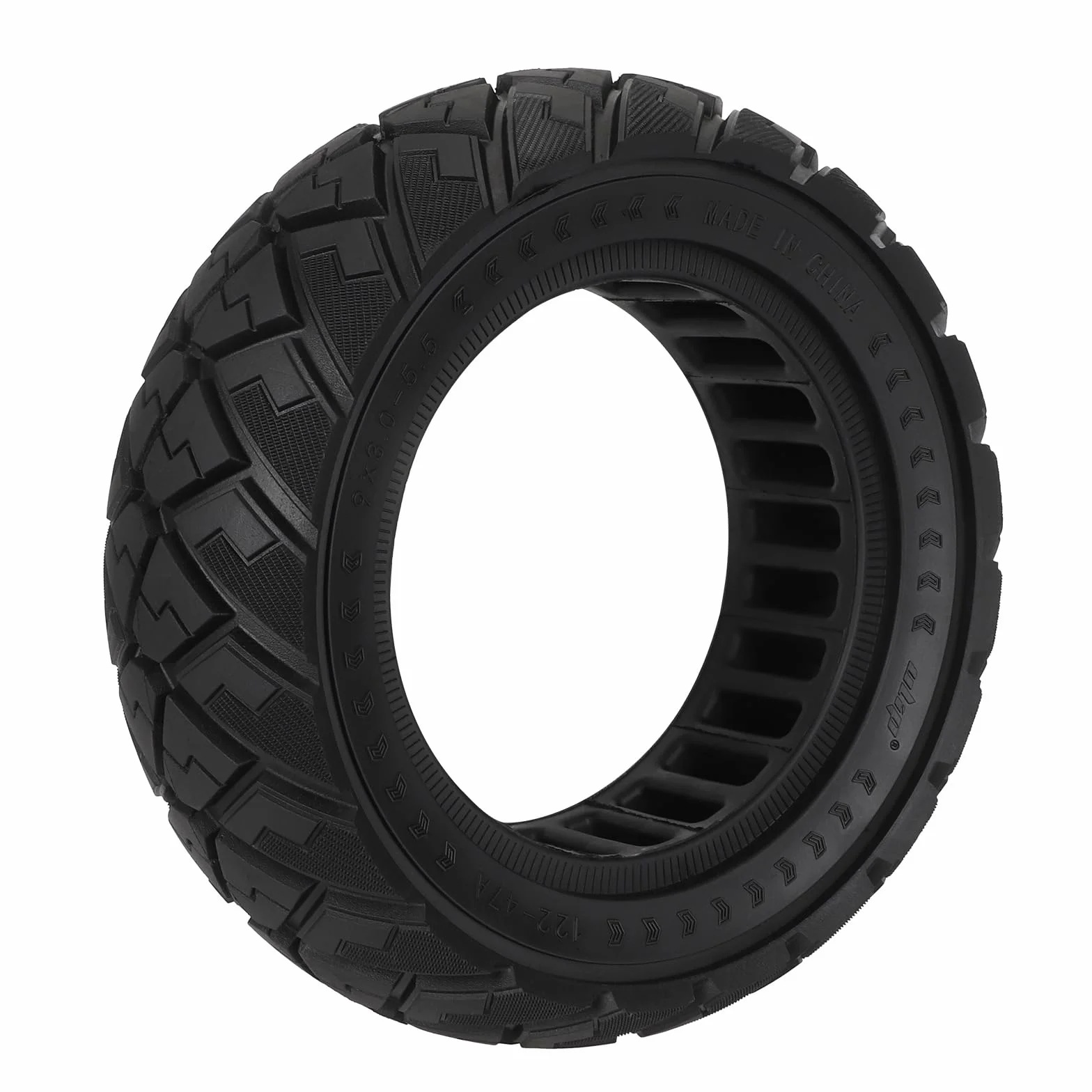 TREFAN 9 x 3,0 – 5,5 pneumatici pieni per Kukirin G2 pro scooter elettrico, 9 x 3,0 – 5,5 fuoristrada, pneumatici di ricambio anteriore/posteriore, 9 pollici, antiscivolo, pneumatici per scooter
