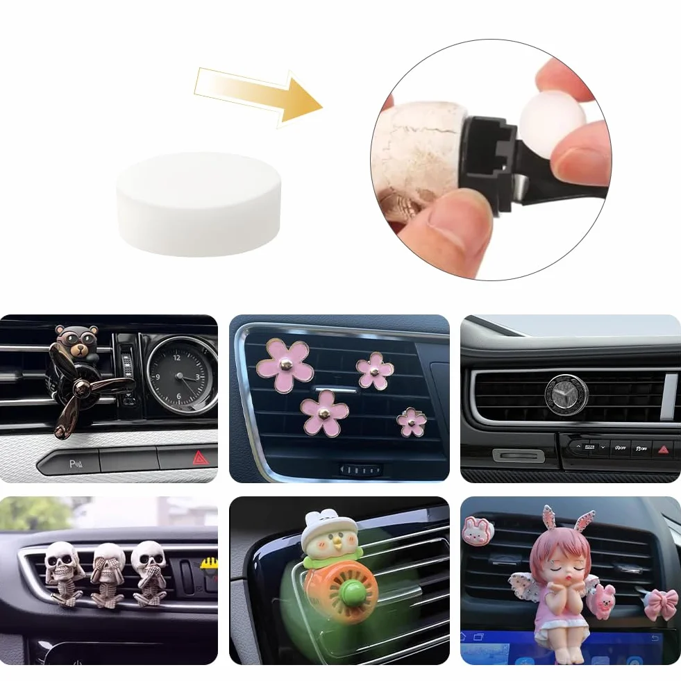 Deodoranti d'Aria per Auto Ricariche 8 Pezzi Pastiglie Solido Aromaterapia (oceano, osmanto)