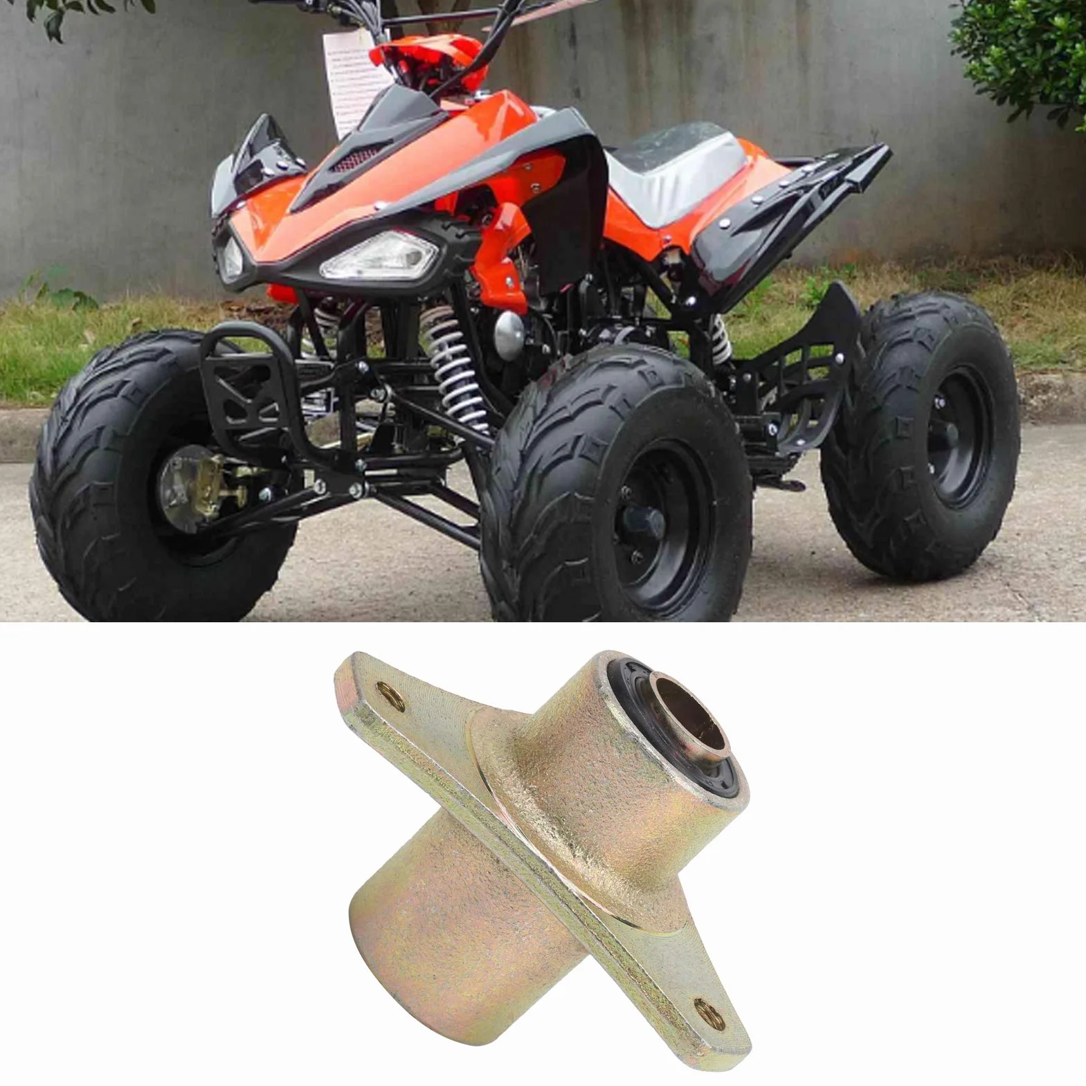 Mozzo del cuscinetto del cerchione della ruota anteriore Sostituzione del mozzo del cuscinetto del cerchione della ruota anteriore per 110CC 125CC Quad Dirt Bike ATV Go Kart