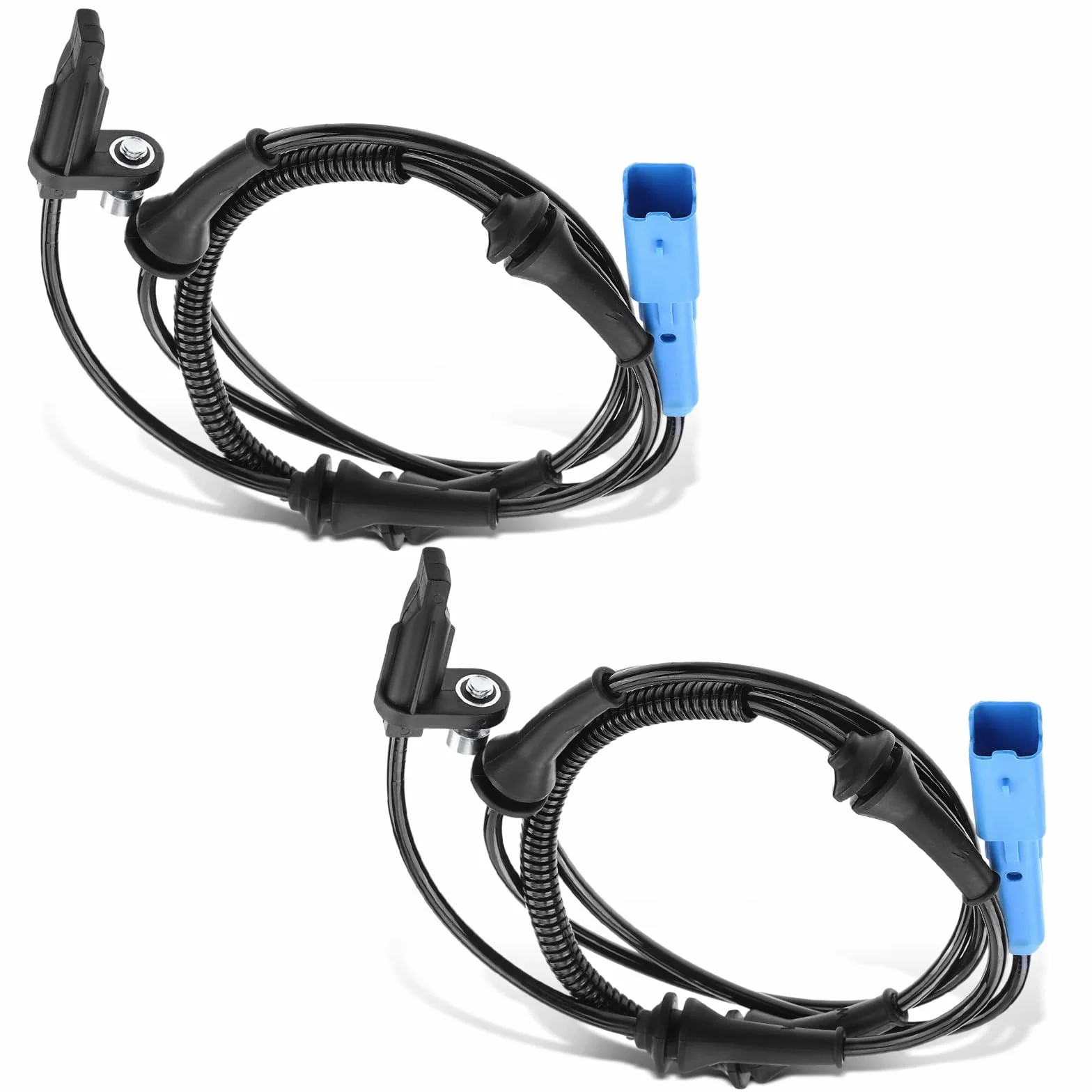 Frankberg 2x Sensori Velocità Ruota Sensore ABS 2-Poli Compatibile con C5 III Break RW 508 SW I 8E 407 SW 6D 6E 407 6D C5 III RD Replace# 9670055080