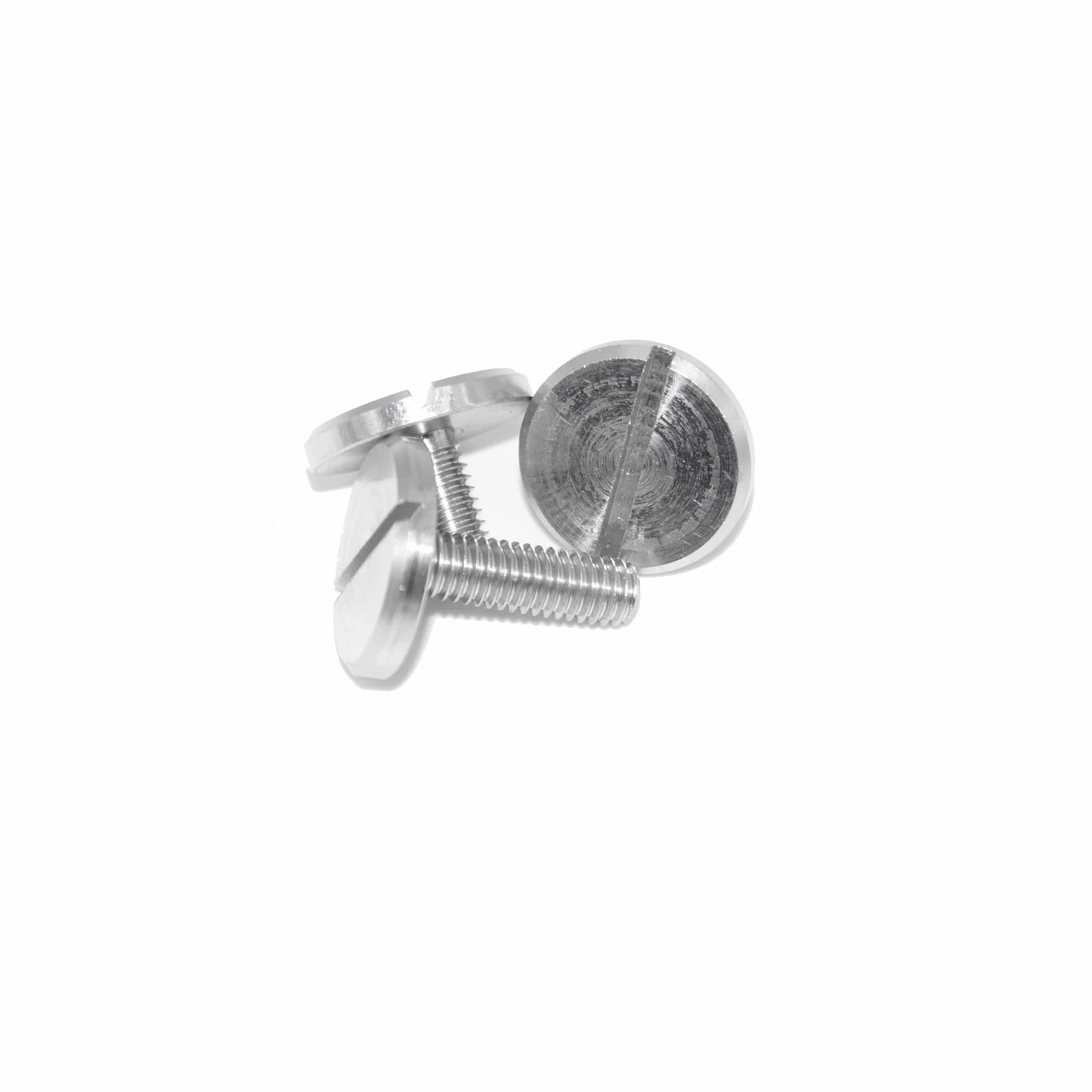 Viti a testa piatta M4X5 acciaio Inox A1 DIN 921 2 pezzi