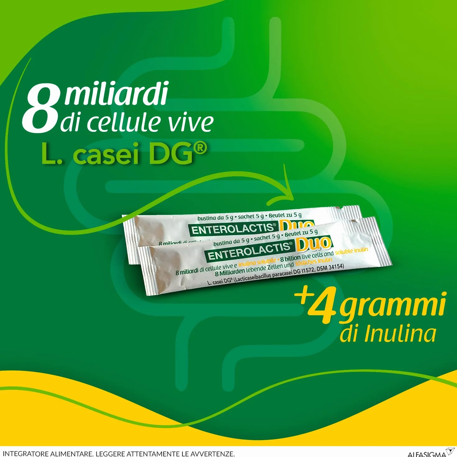 Enterolactis Duo 20 bustine solubili probiotico equilibrio intestinale