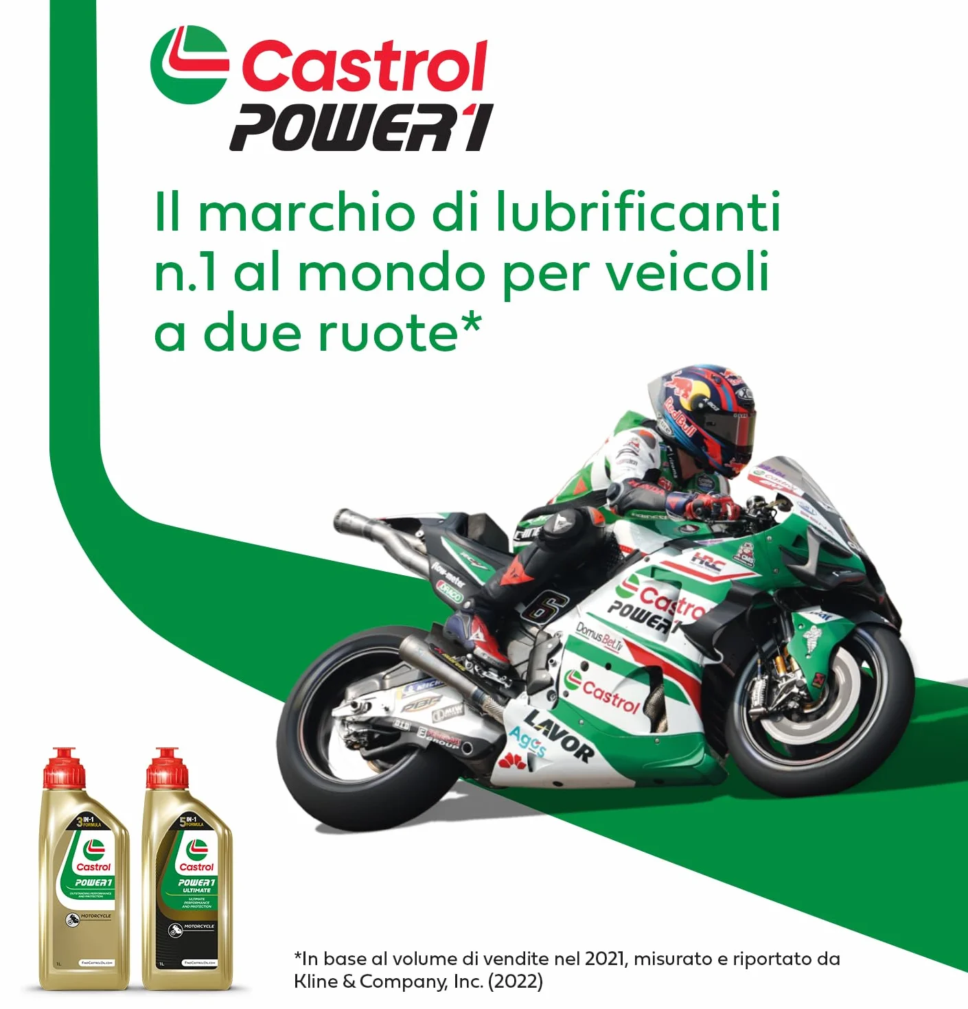 Castrol POWER1 4T 10W-40 Olio Motore, 4L