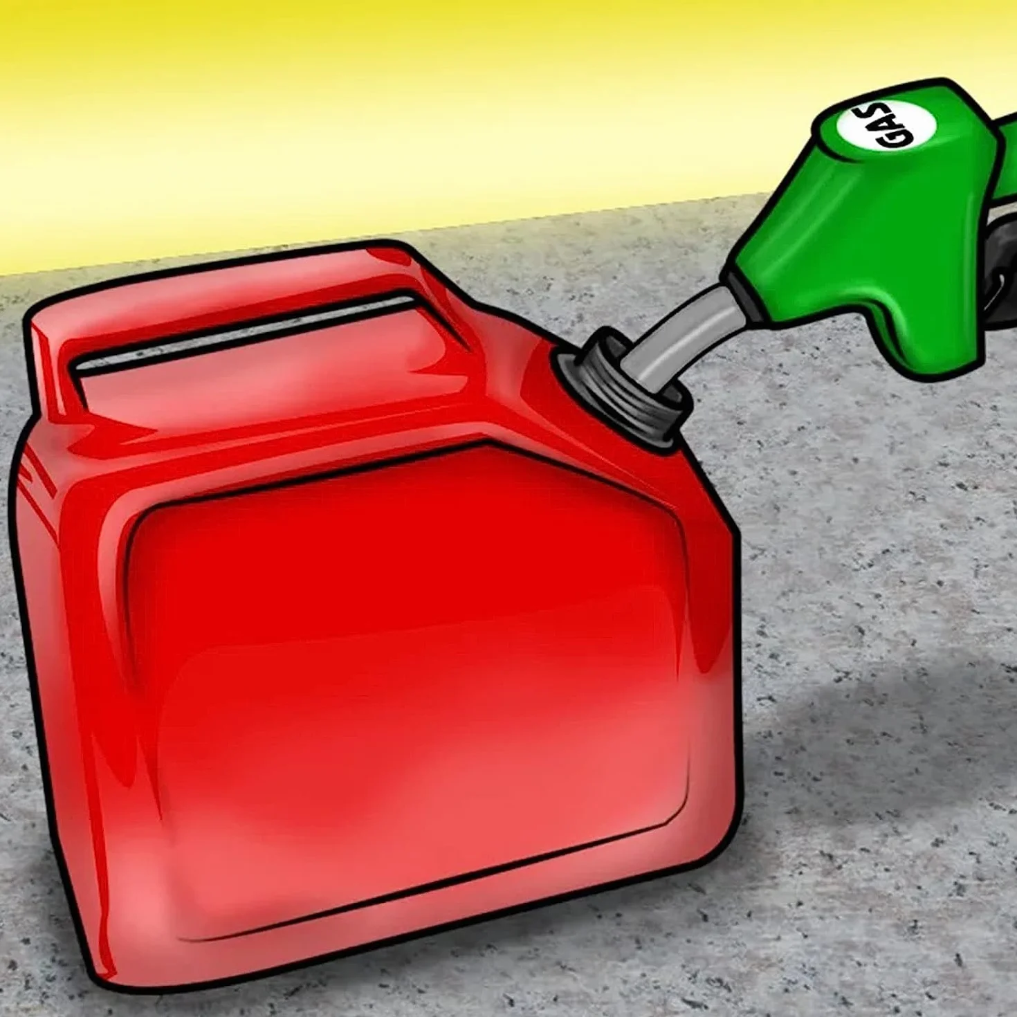 Mondo Viro Tanica per carburante in pvc rossa omologata con beccuccio in dotazione - per diesel, benzia e altri (20 Lt)