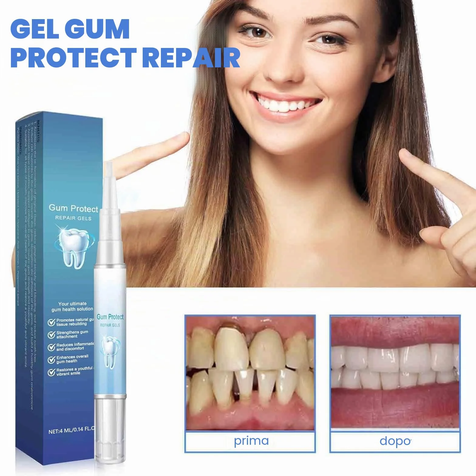 Gum Protect Repair Gel per Terapia Gengivale – Gum Shield Therapy GumSollievo Parodontale (5)