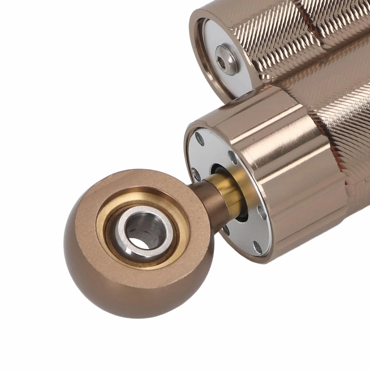 Ammortizzatore di Sterzo CNC Regolabile Stabilizzatore di stabilità Migliorato per Motocicli Olio di Smorzamento Importato Universale in Oro Intervallo da -40 ° C a 100 ° C