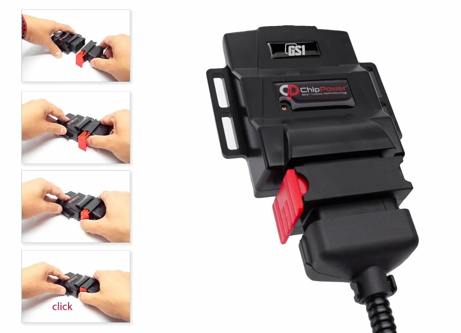 ChipPower Centralina Aggiuntiva GS1 all'auto per Fiat Seicento 1100 ie 40 kW 54 CV 1998-2010 Tuningbox Chip Tuning con Presa Individuale Più Potenza Benzin?