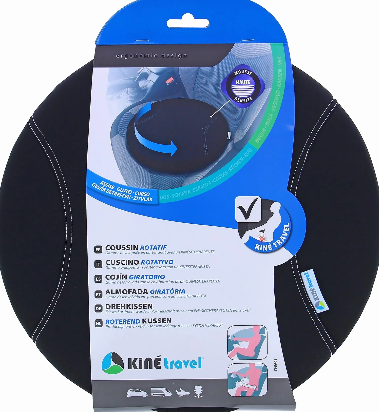 Kine Travel Cuscino rotante disco di trasbordo per auto
