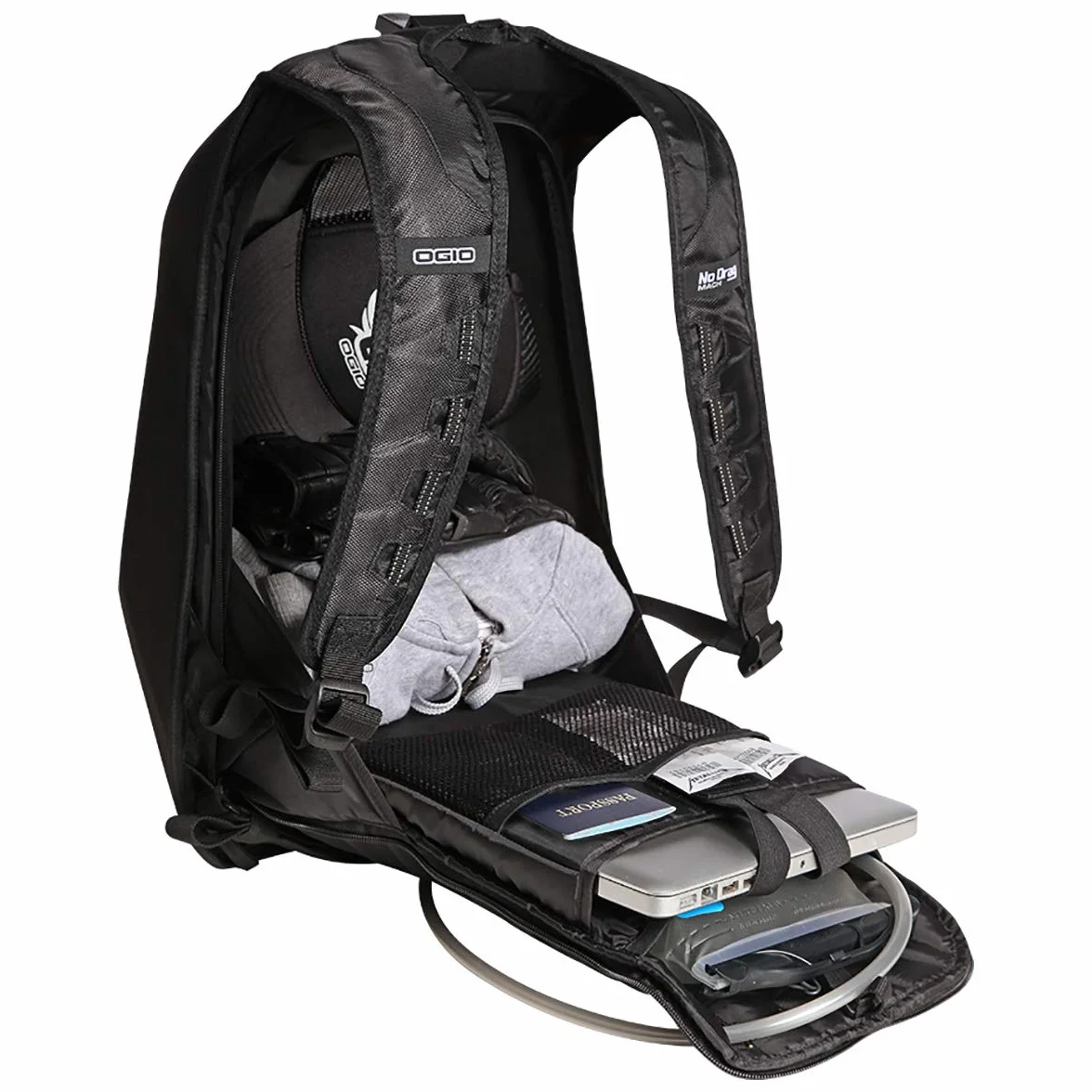 OGIO No Drag Mach 1 Stealth, Nero, 48 cm