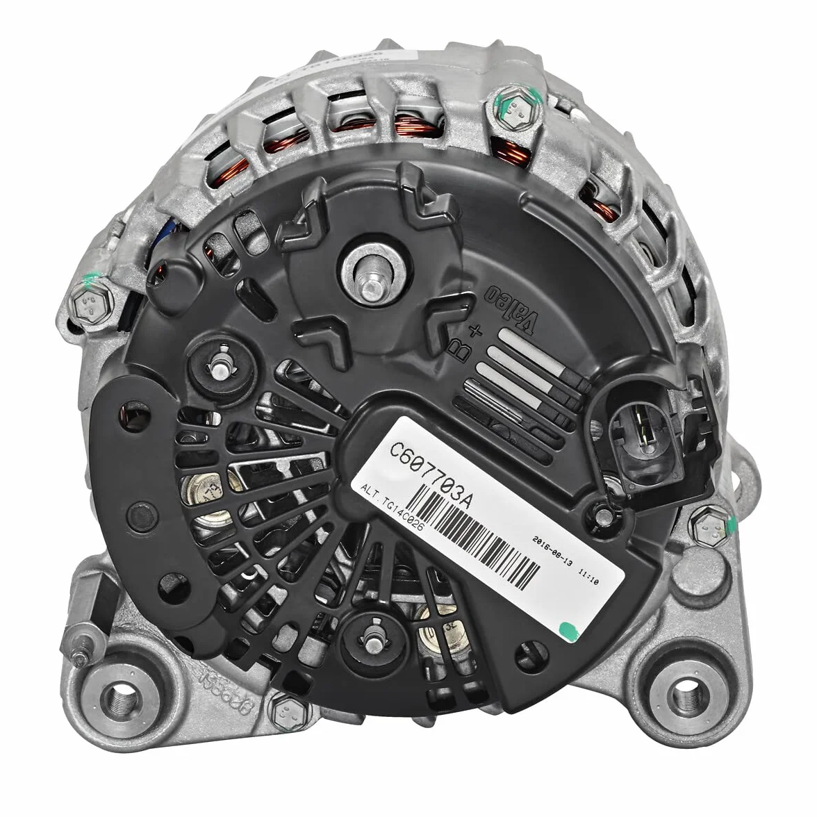 VALEO Alternatore 140 Amp 14V 6 Alette 57,2 mm Puleggia