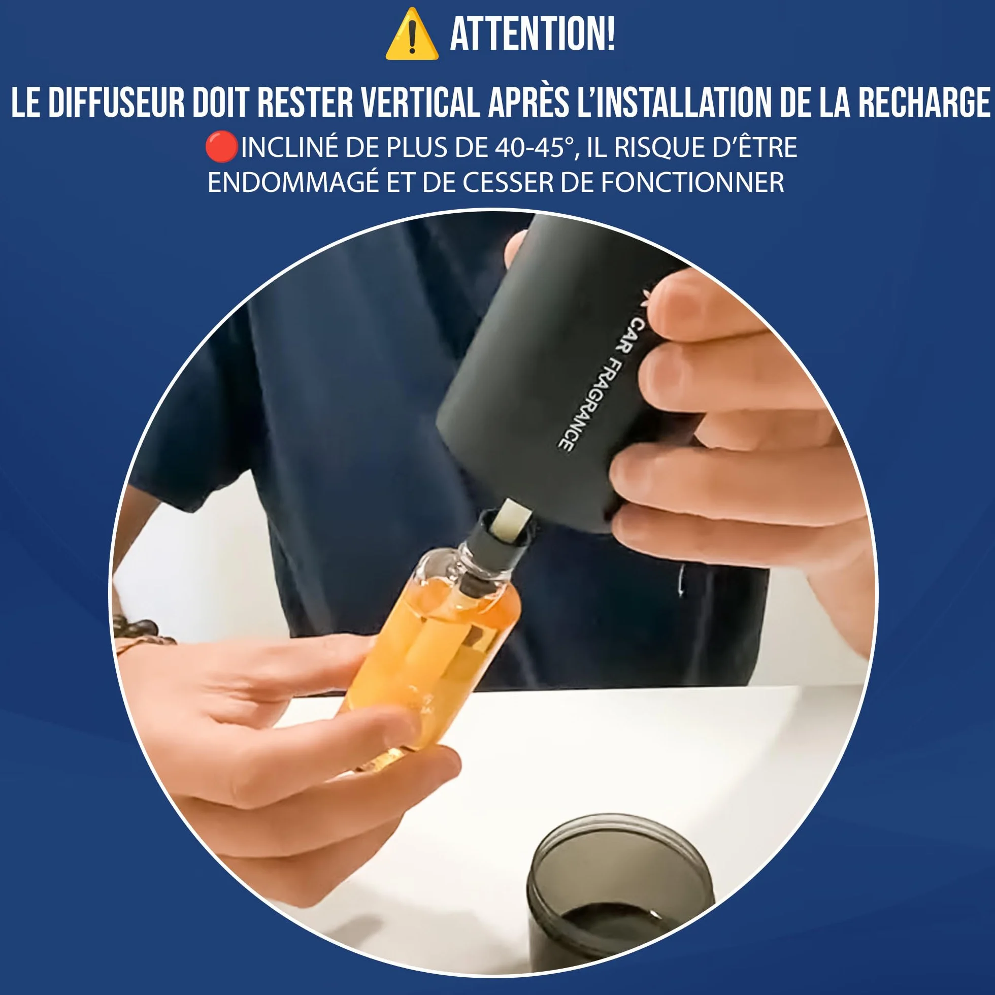 KESOCI Ricarica Profumo Auto Set da 2 x 50 ml Oli Profumati per Diffusore Auto Ocean