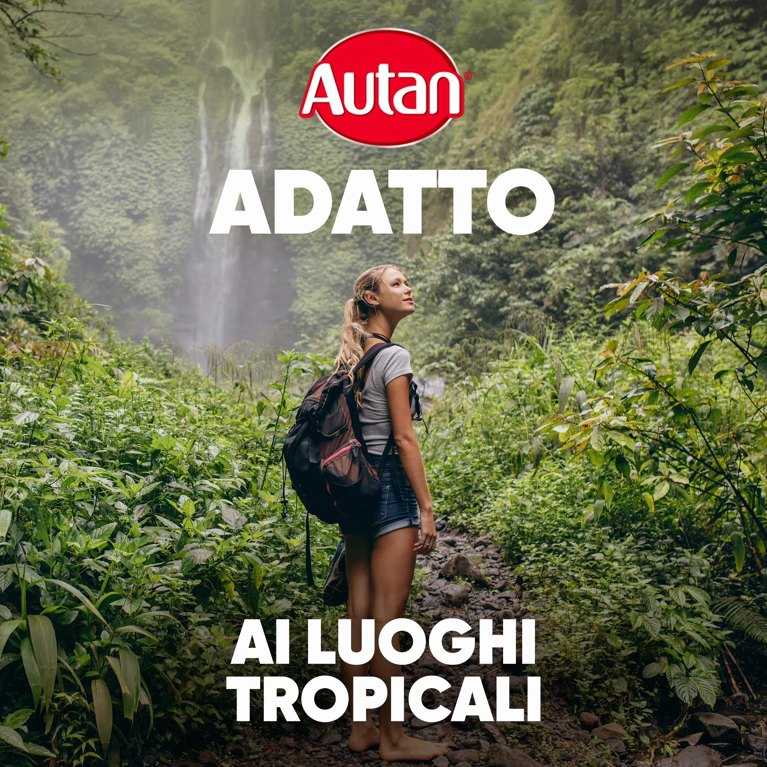 Autan Tropical Vapo Spray Antizanzare Repellente Zanzare Protezione 8h 100ml