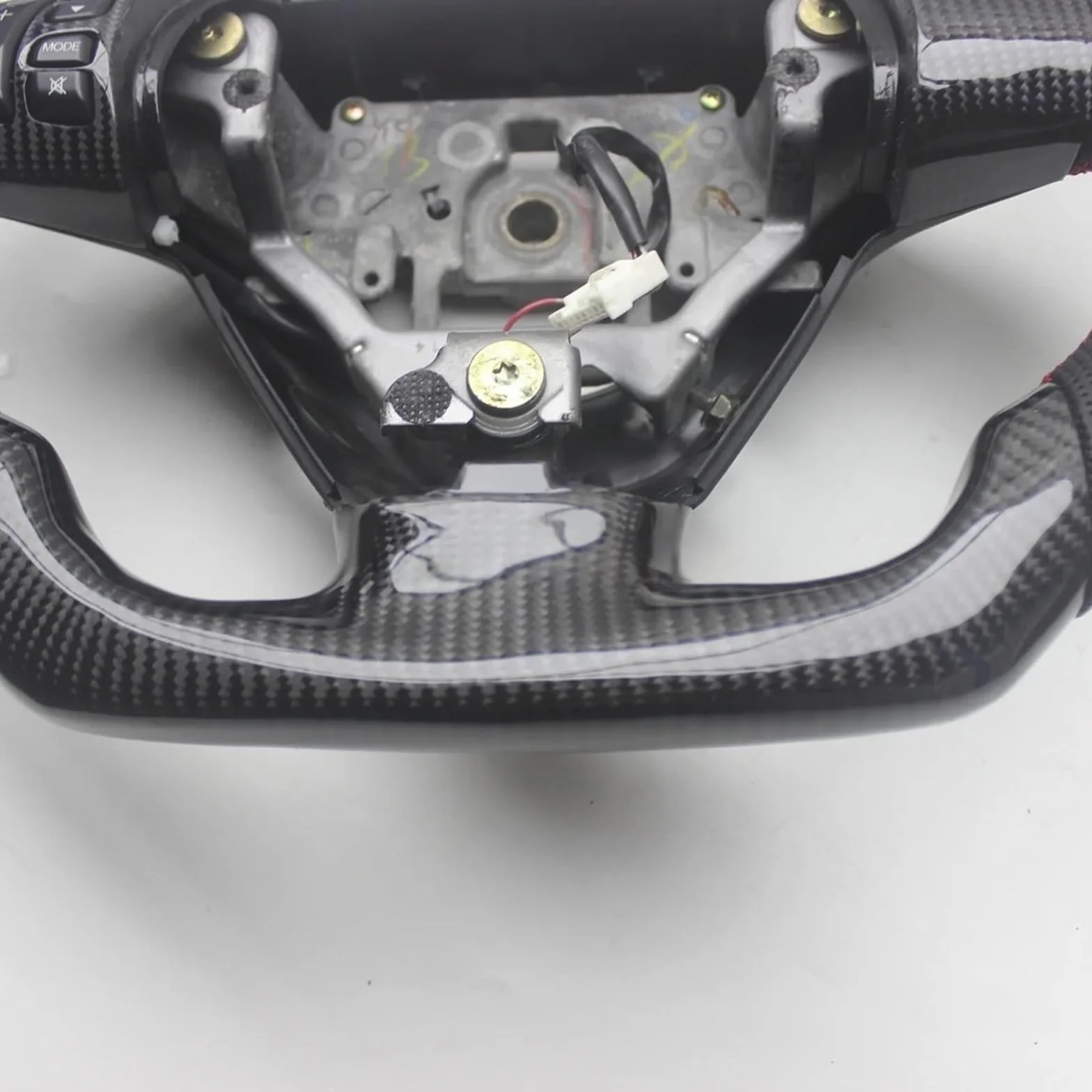 Volante in fibra di carbonio pelle compatibile Mazda RX-8 2004-2008