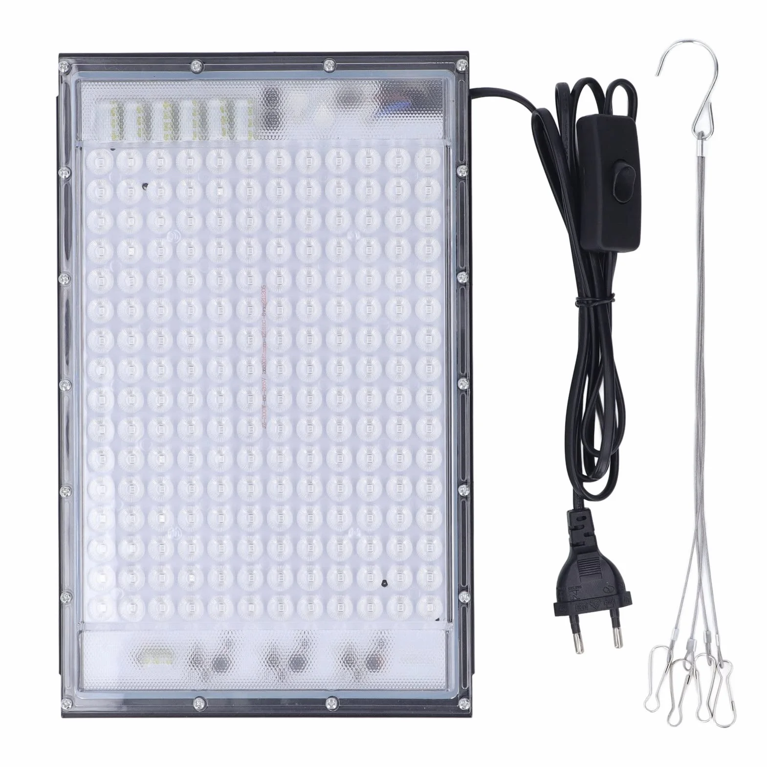 Lampada Abbronzante 192 LED 100 W Luce Portatile Viso Corpo Pelle di Grano Spina UE
