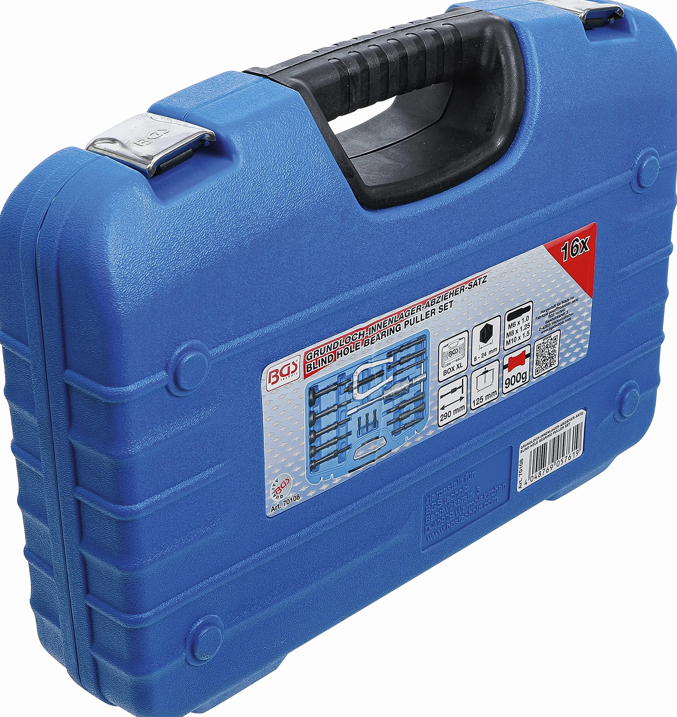 BGS 70108 | Set di estrattori per cuscinetti interni | 15 pz.