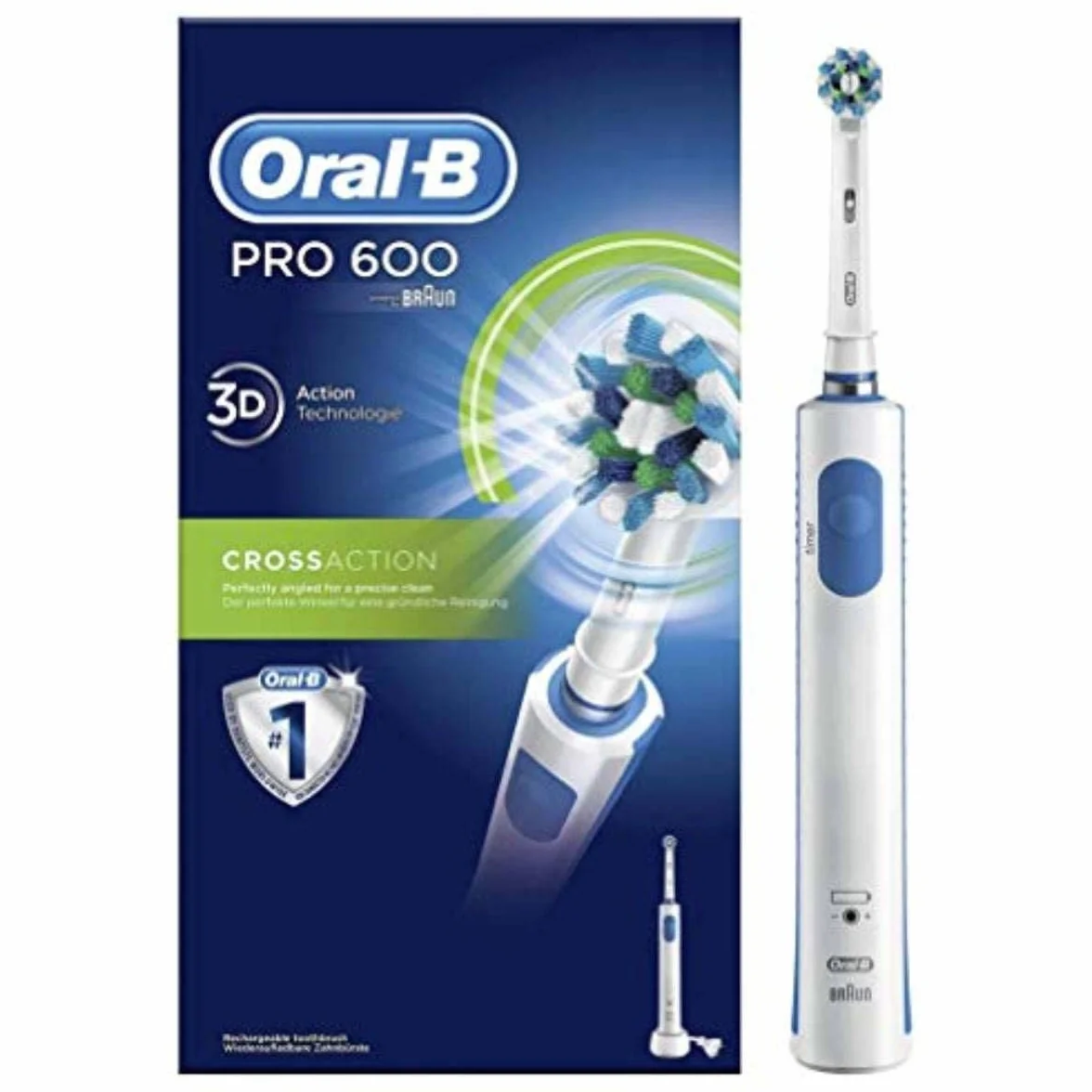 Braun PT5010 Precision Trimmer, RIFINITORE BARBA, 2 Pettini, Senza Fili, Nero e Blu
