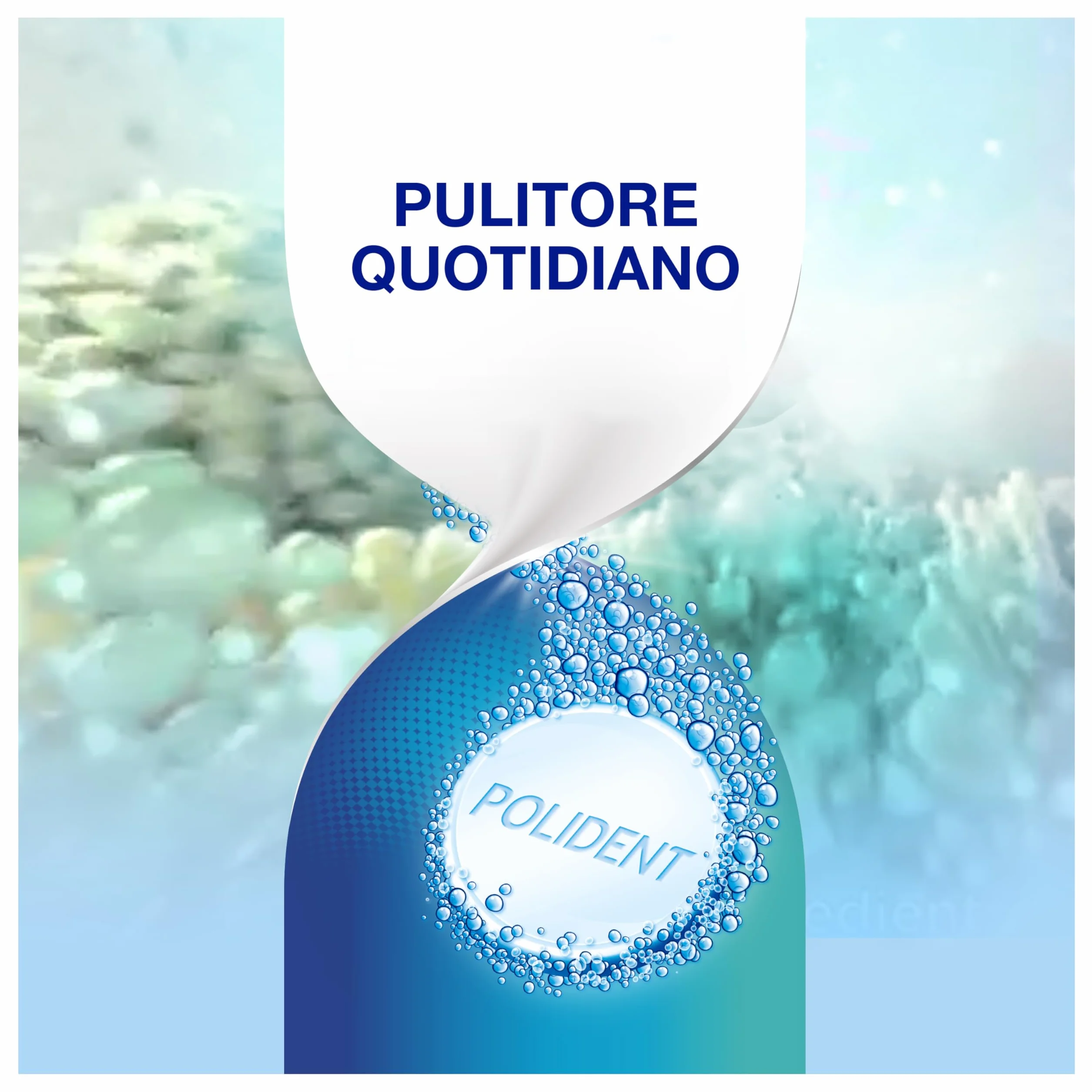 Polident Intensa Freschezza Pulitore quotidiano Protesi Dentale Antibatterico 2x108 Compresse