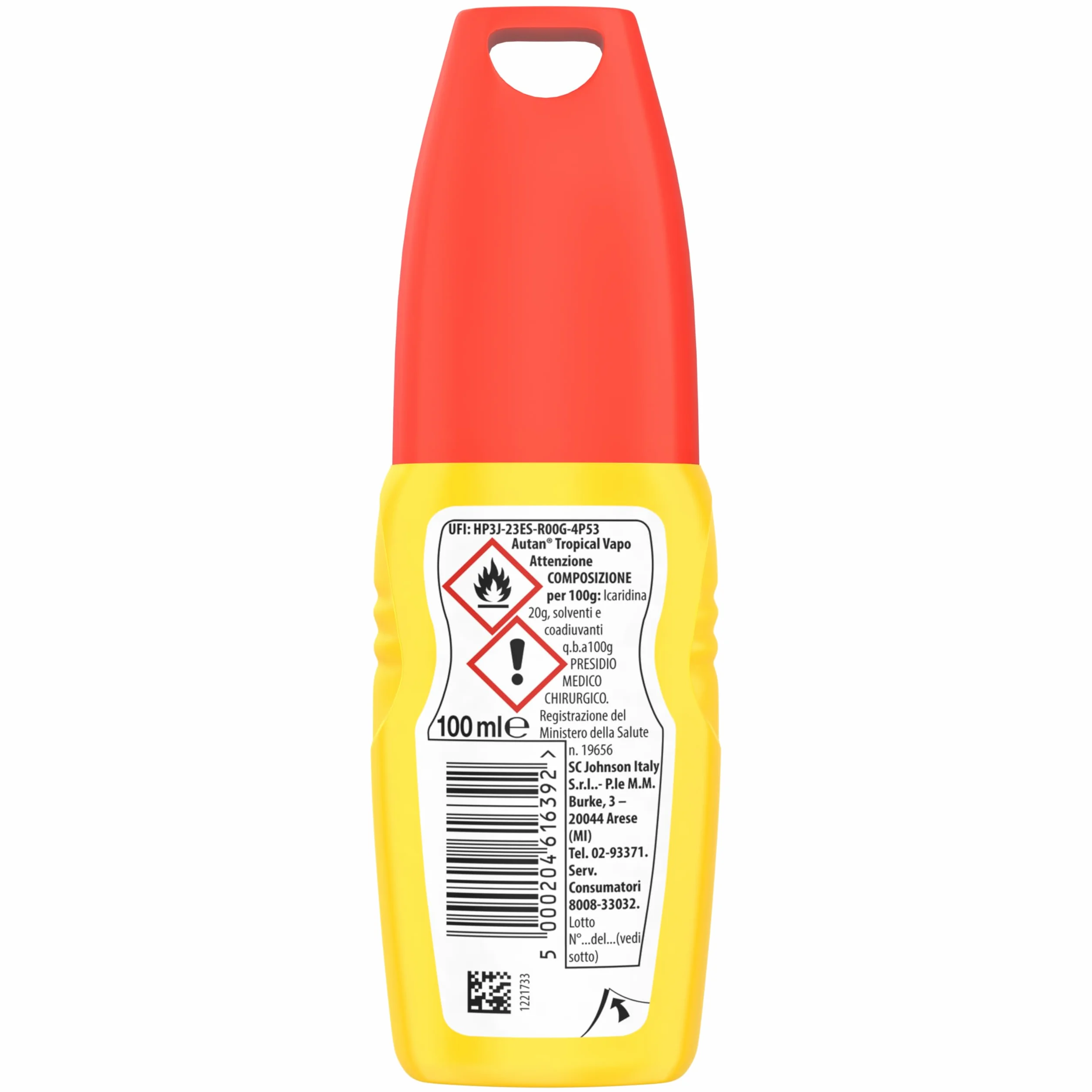Autan Tropical Vapo Spray Antizanzare Repellente Zanzare Protezione 8h 100ml