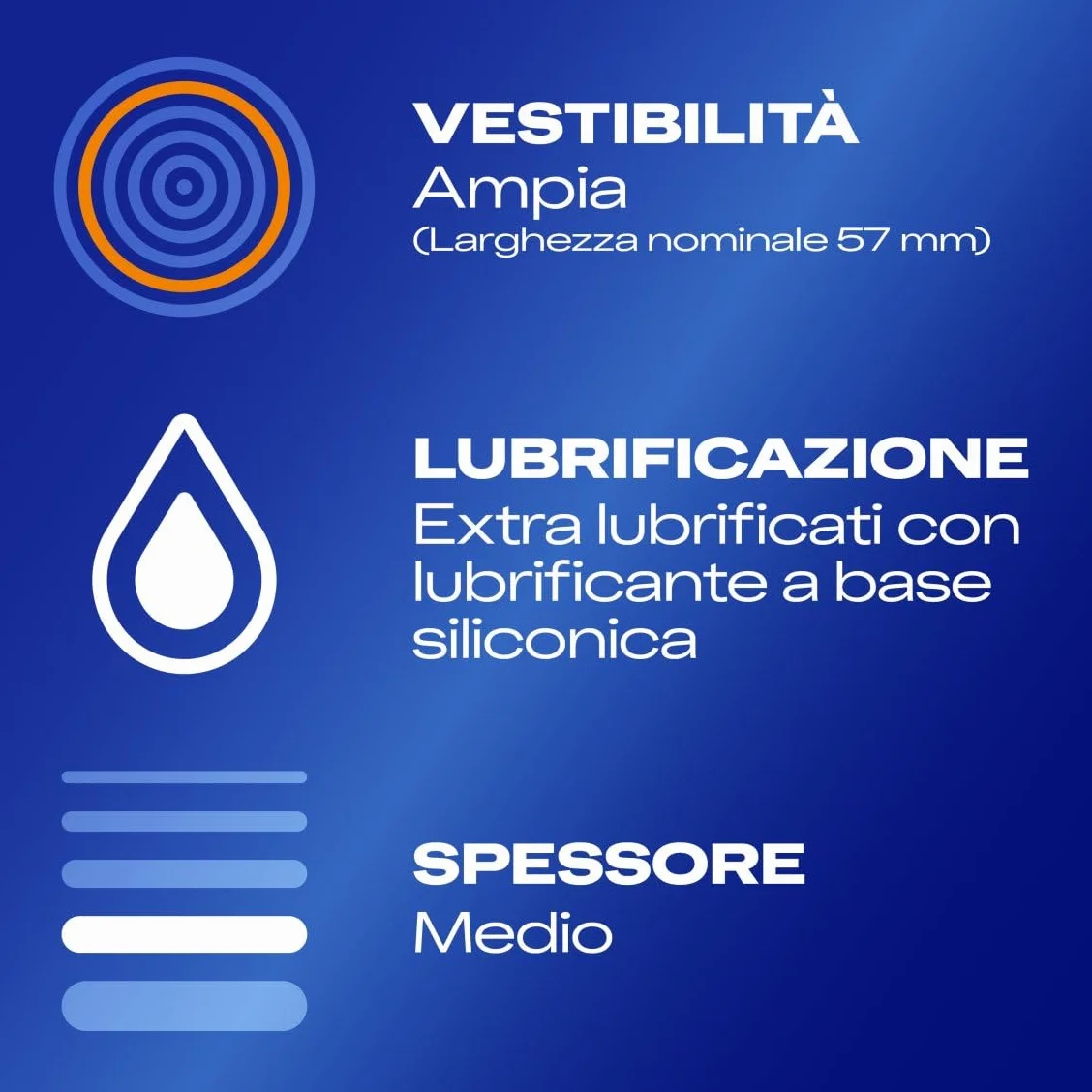 Durex Settebello XL Preservativi Extra-Large 30 Profilattici
