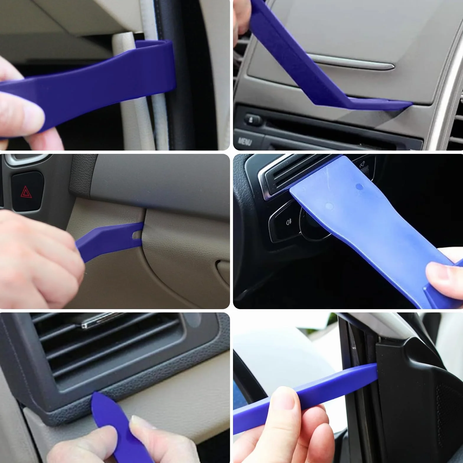 Kiperline 12 Pezzi Set di Strumenti a Leva per Rimozione Interni Automobilistici