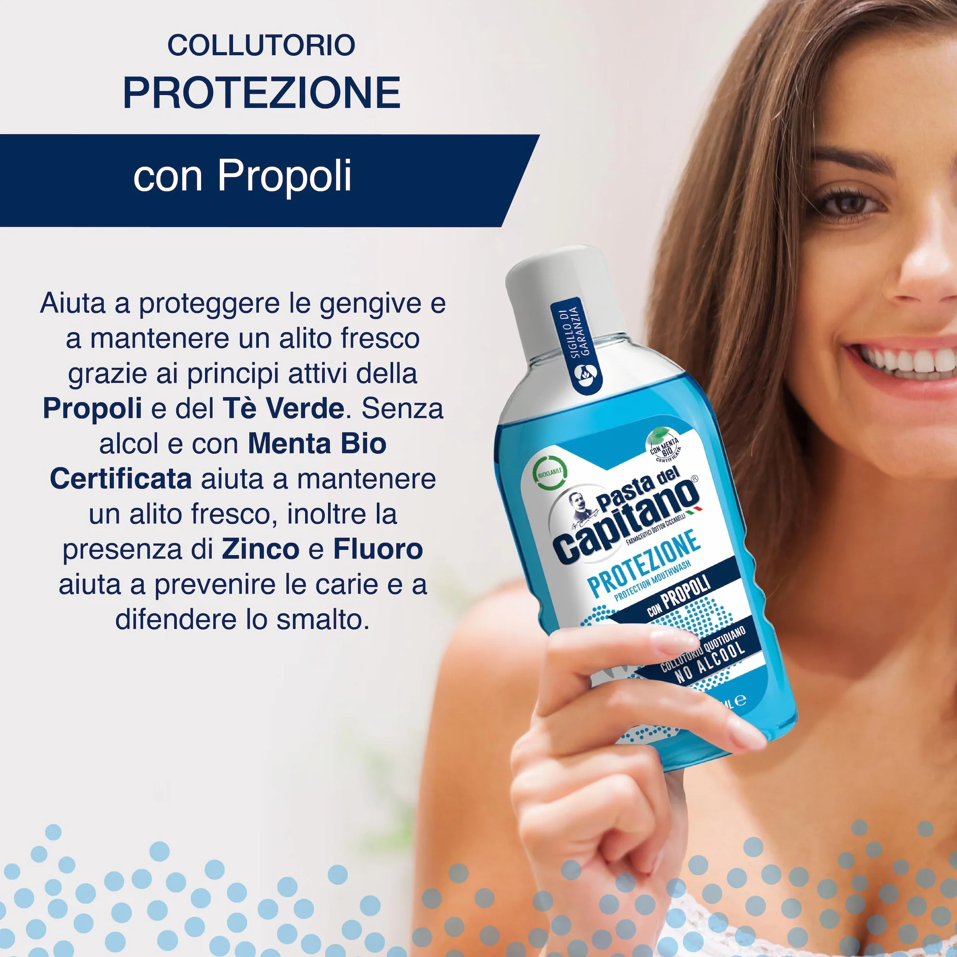 Pasta del Capitano Collutorio Protezione Denti e Gengive 400ml