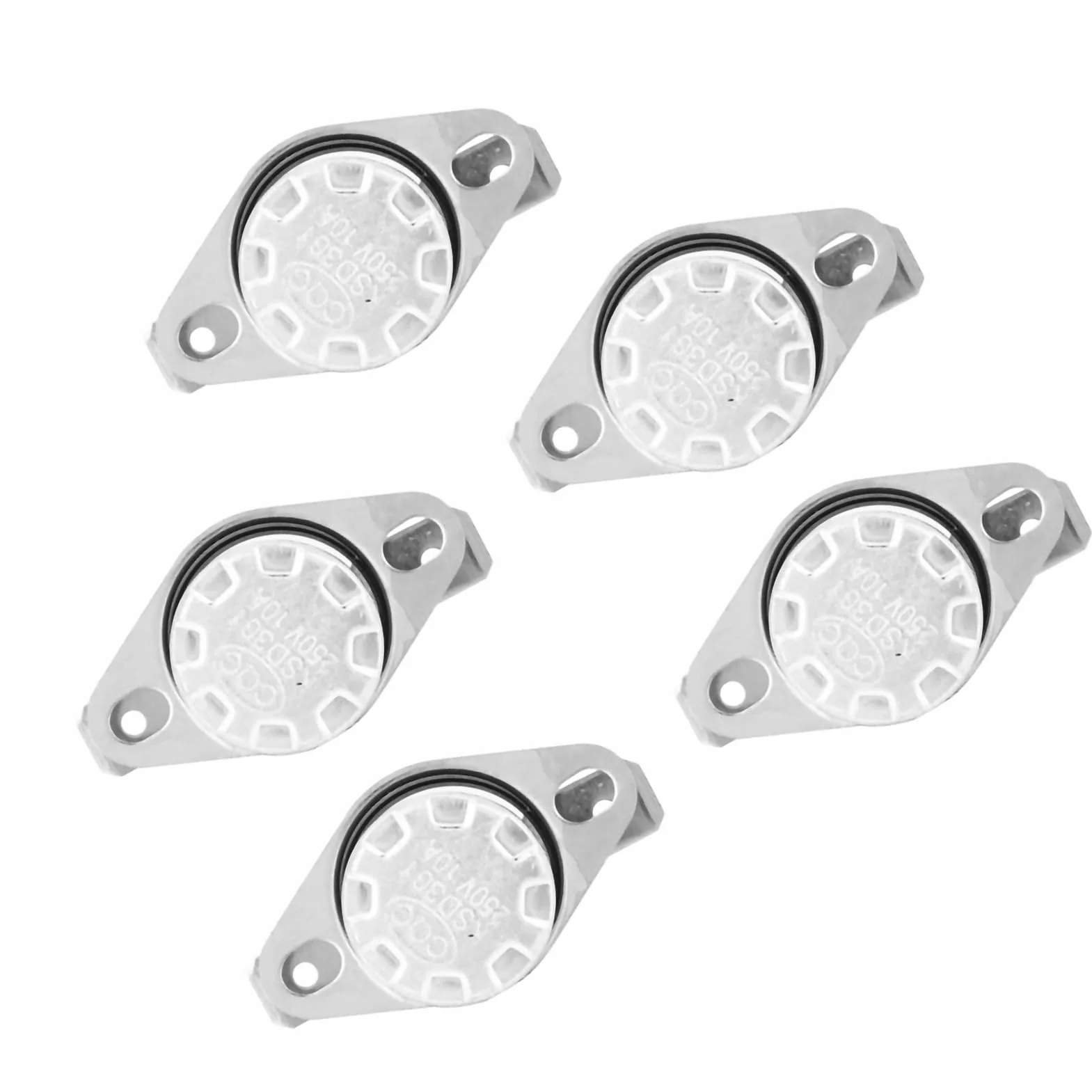 5 Pz Ksd301 Interruttore Di Controllo Termico Della Temperatura Del Termostato 250V10A No Interruttore Termico Del Termostato Di Controllo Della Temperatura Dell'Interruttore