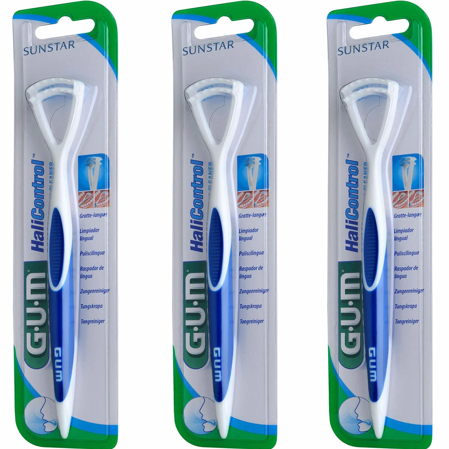 GUM HaliControl Detergente per lingua 6 pz