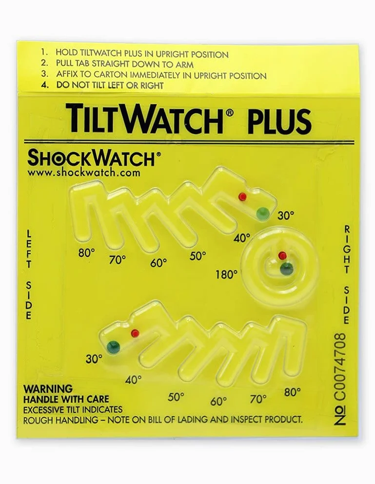 Tiltwatch Plus Indicatore di ribaltamento Pack 10 pz