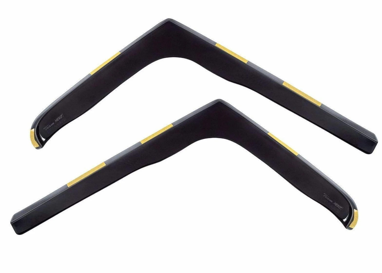 Deflettori d'Aria Citroen Proace 2016 Heko Nero Fumé Set 2 Pezzi