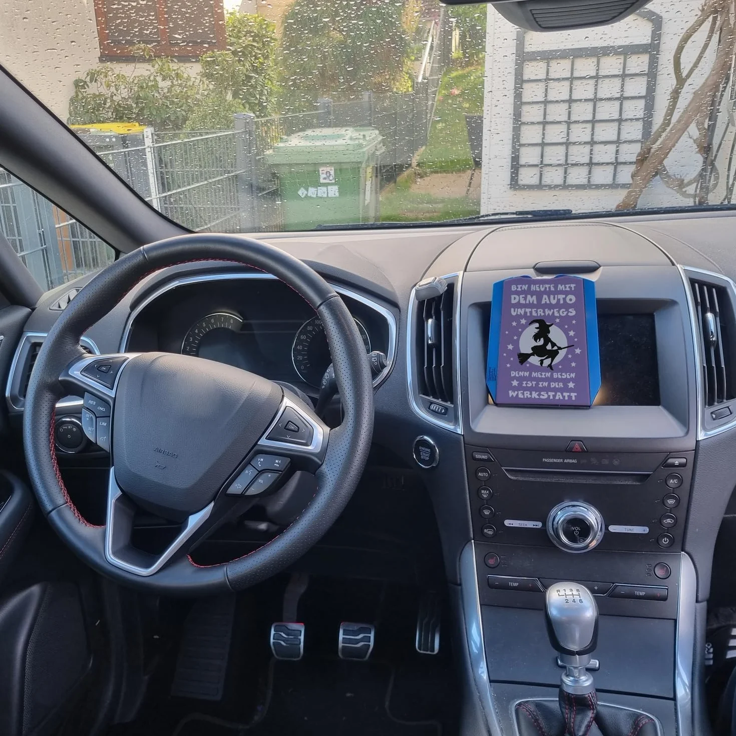 Disco di parcheggio con strega idea regalo per patente di guida