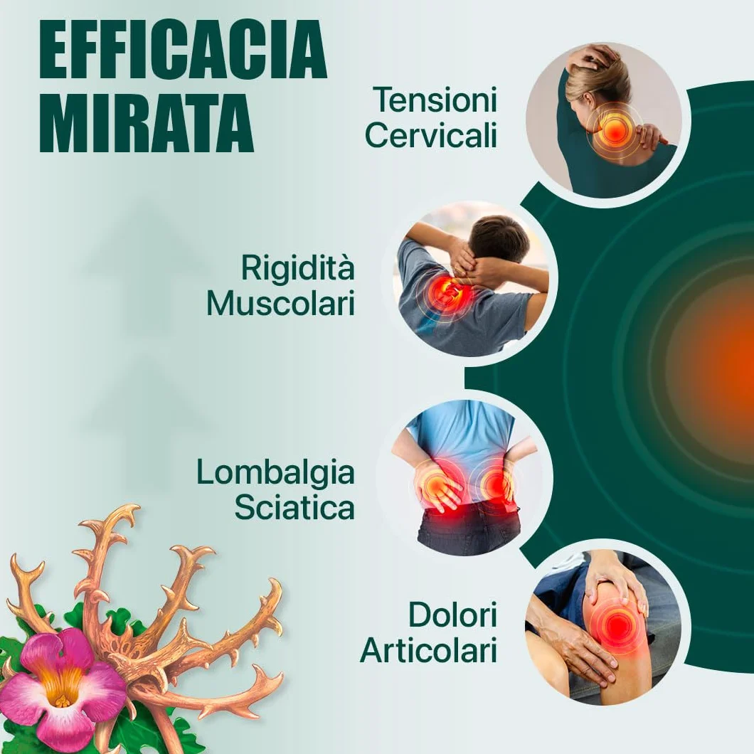 Artiglio Del Diavolo Forte 500ML Pomata Antinfiammatoria Crema per Dolori Articolari e Muscolari