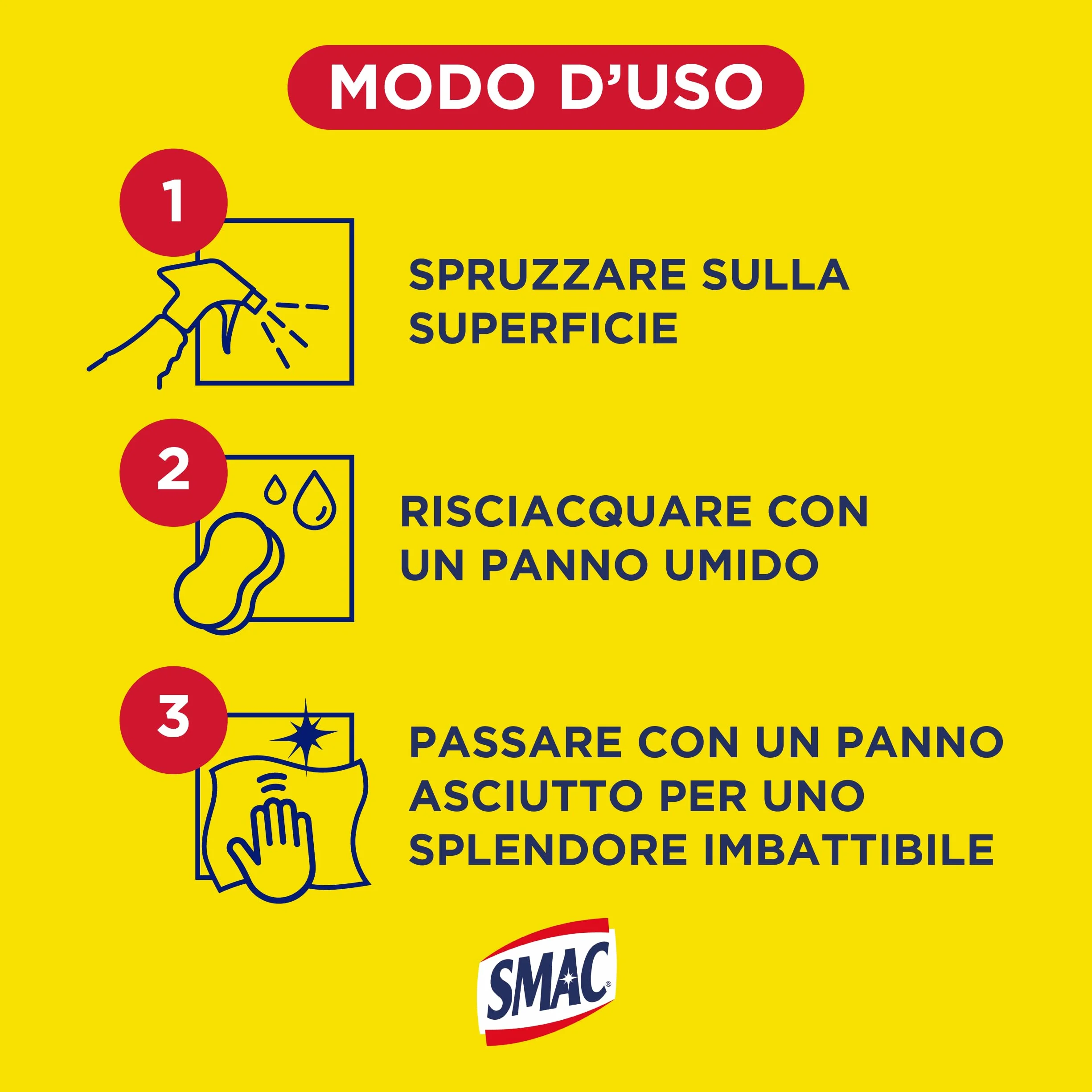Smac Sgrassatore Cucina al Limone Spray Multisuperficie Zero Aloni 650 ml x 12