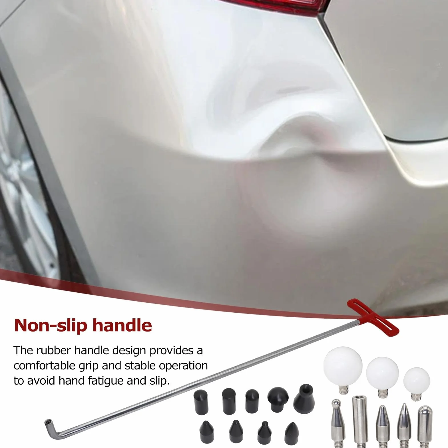 Kit di rimozione ammaccature, set estrattori per riparazione ammaccature