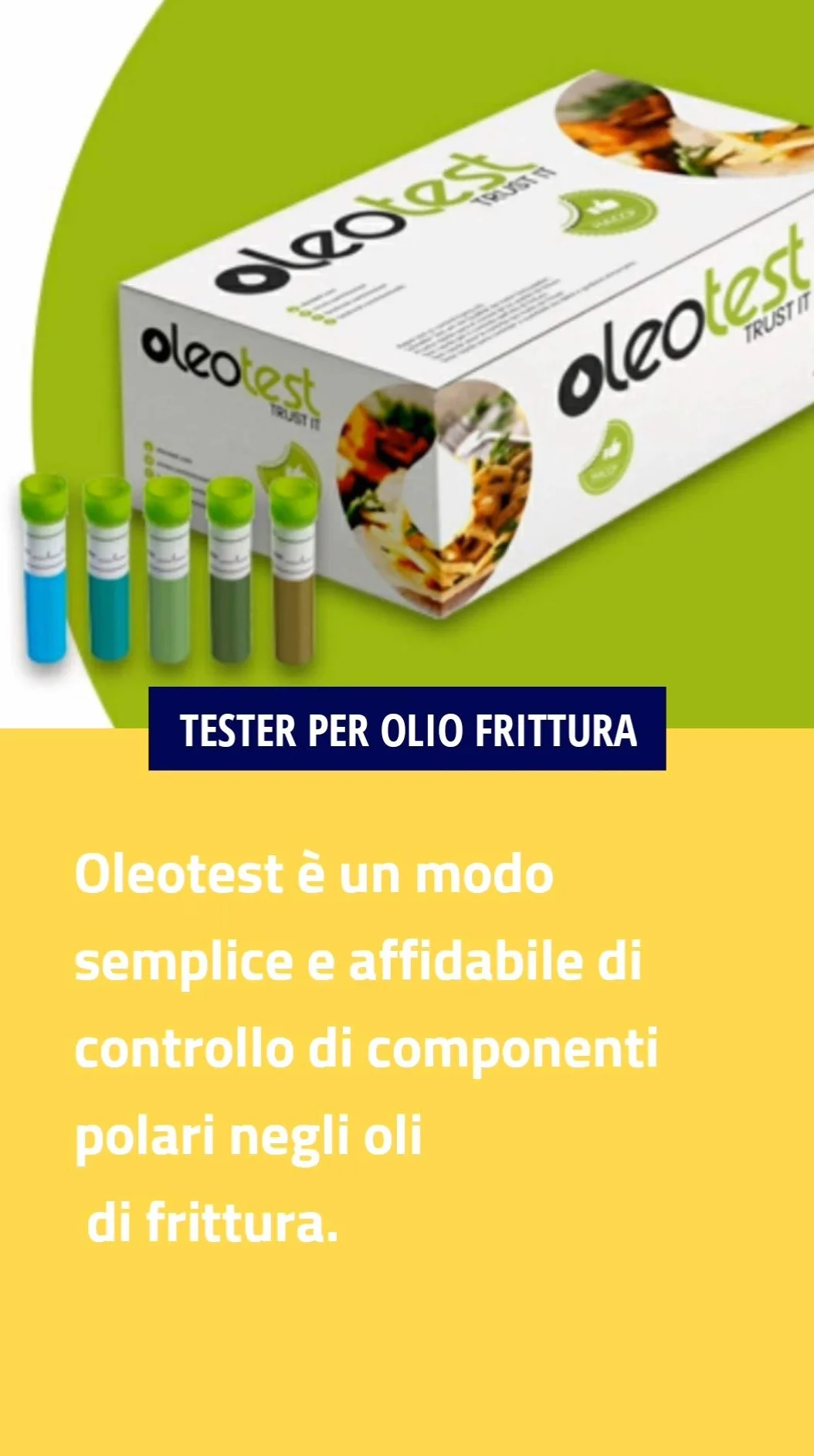 TESTER OLIO DA FRITTURA CUCINA
